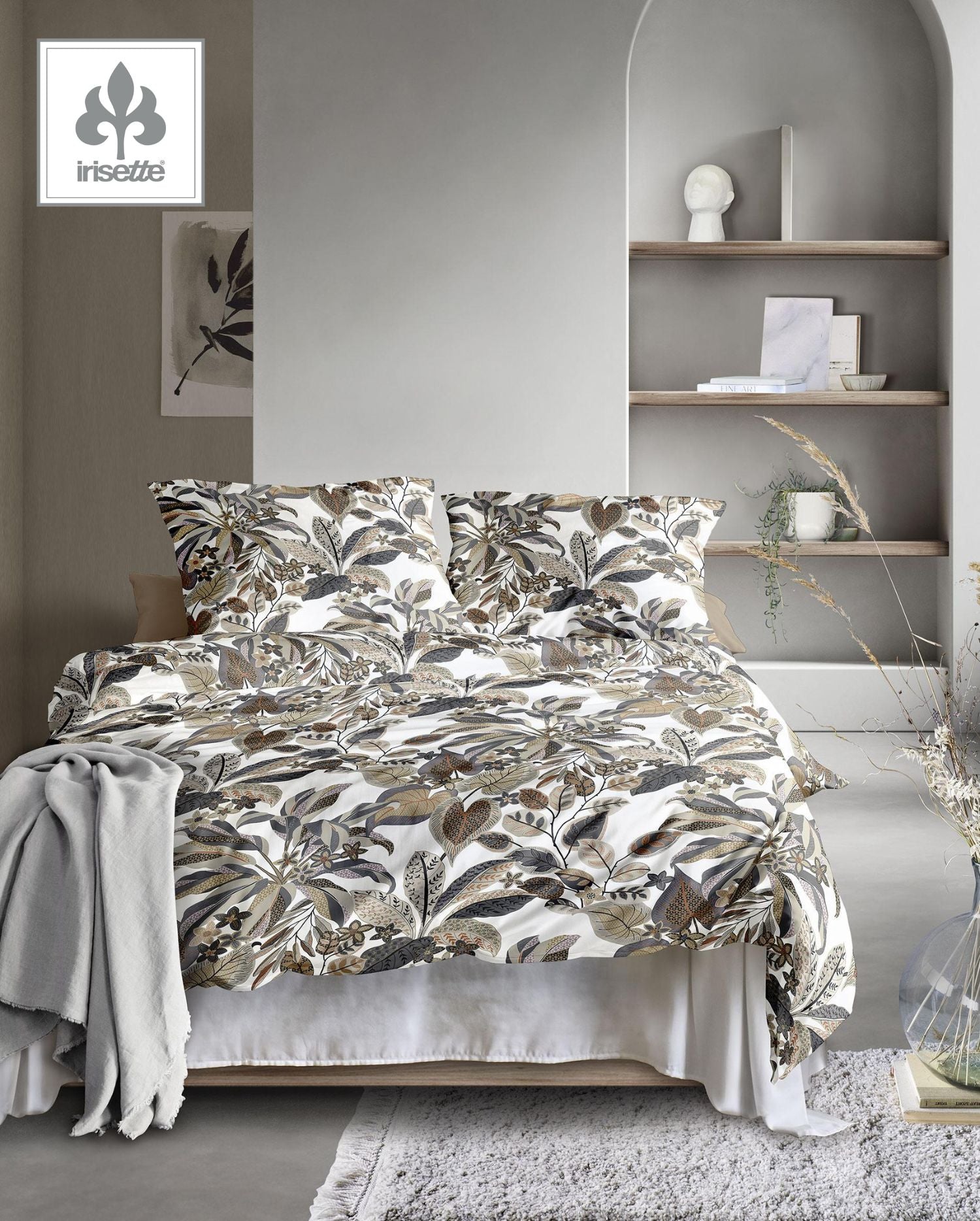 Mako-Satin Bettwäsche | Irisette | Velura | Wave