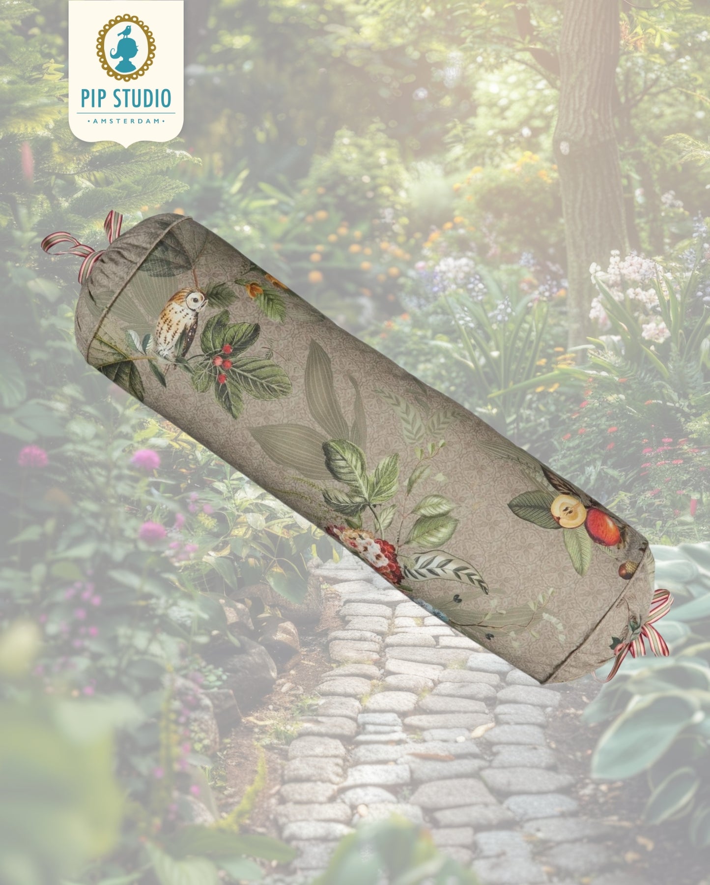 Nackenrolle PIP STUDIO Fall in Leaf Khaki 22x70cm