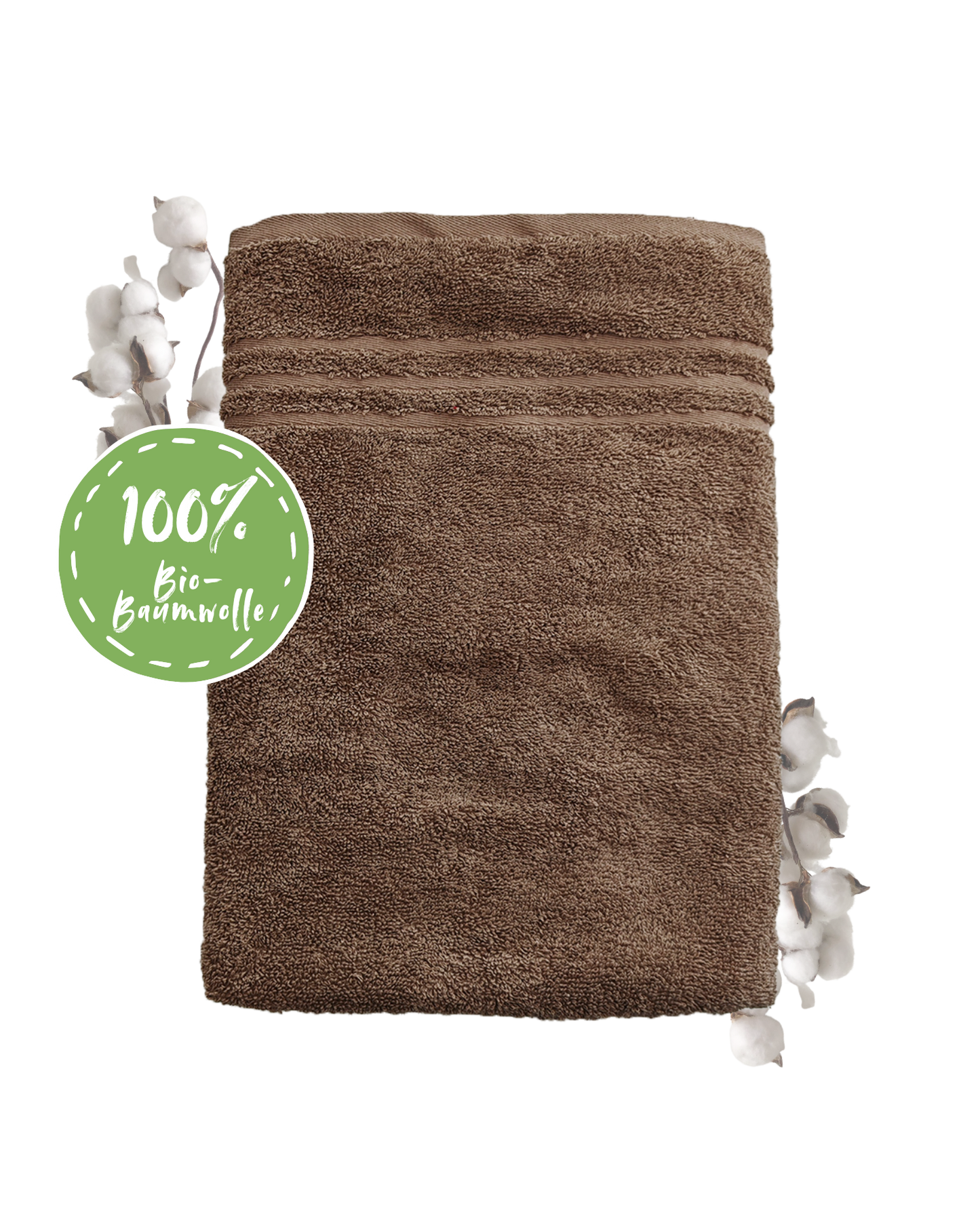 Handtuch | NATURAWALK | Milano Exclusiv | Taupe | Bio-Baumwolle