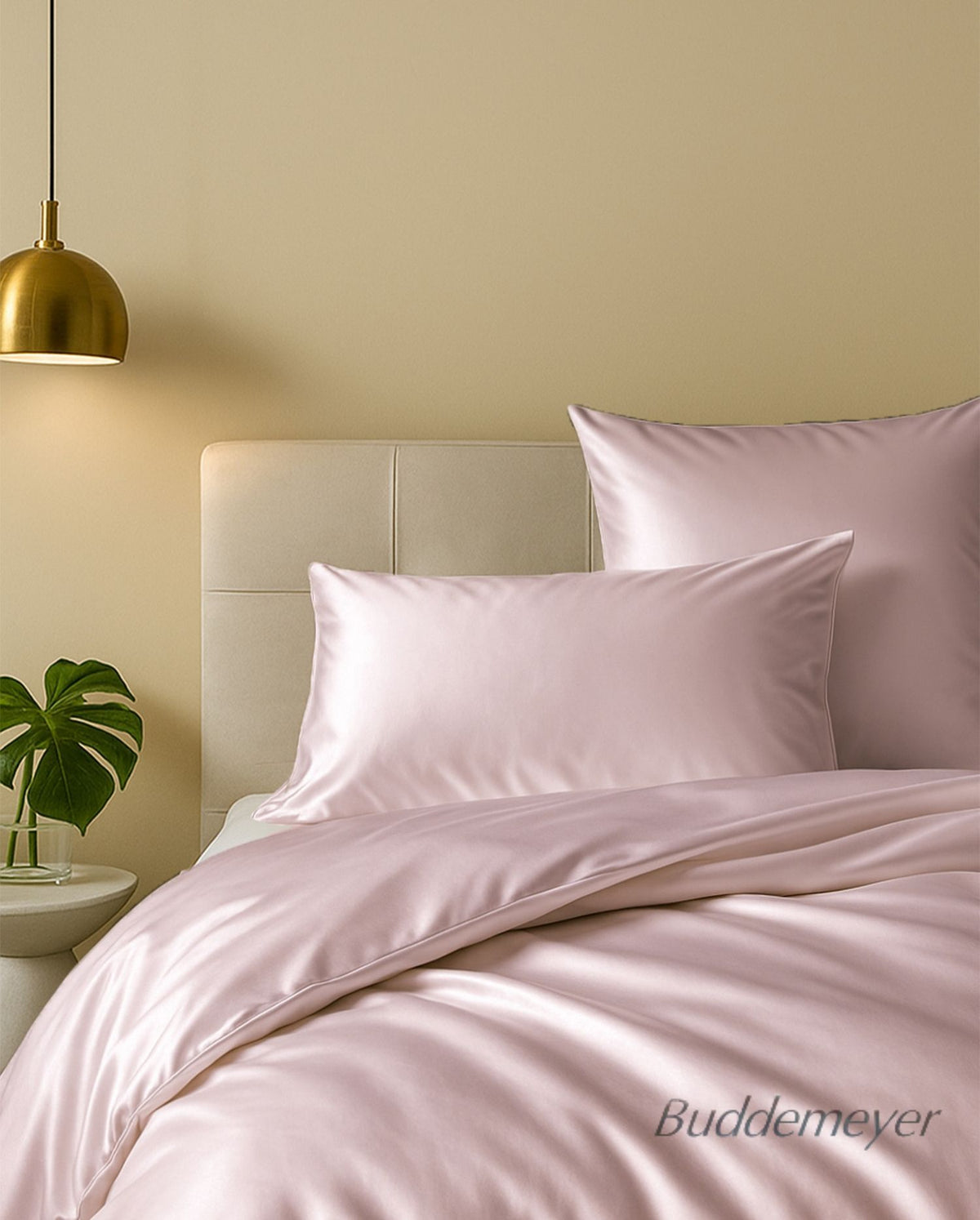 Mako satin bed linen Buddemeyer pastel colors