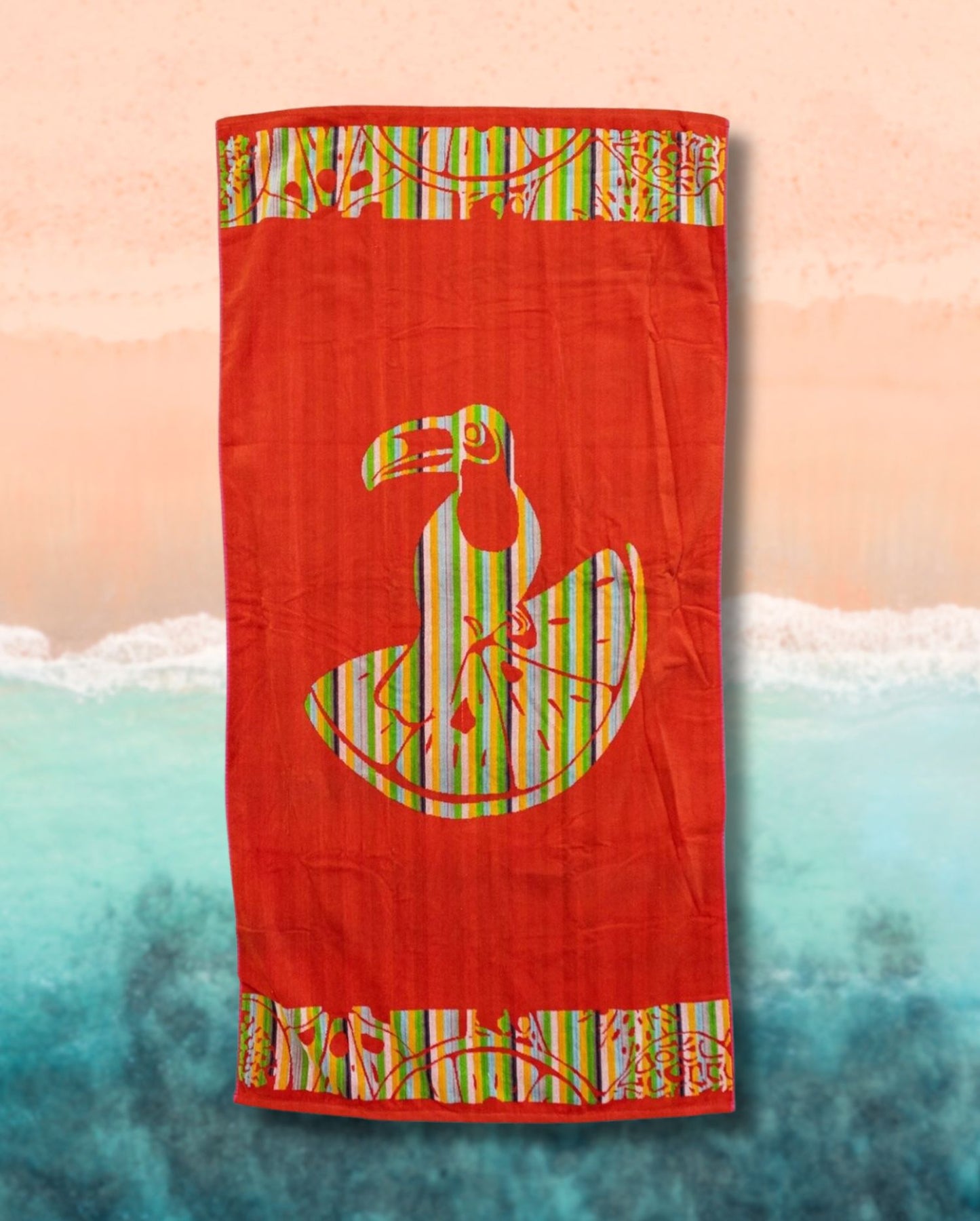 Beach towel Toucan, 90x165, 100% cotton