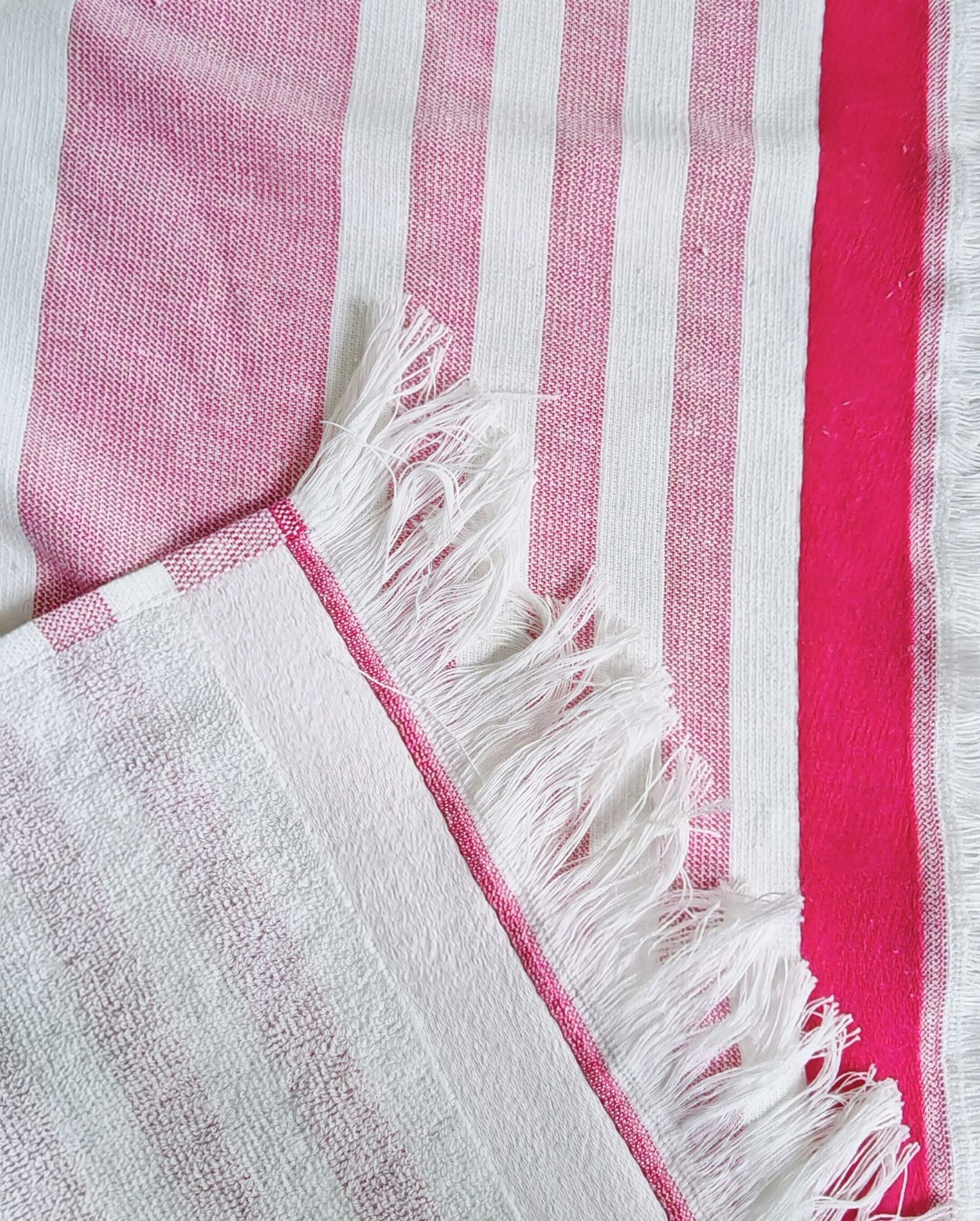 Hamam wellness towel CARL COTTON Pink