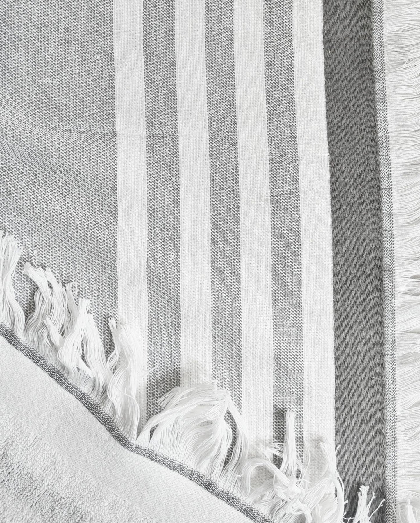 Hammam wellness towel CARL COTTON Gray