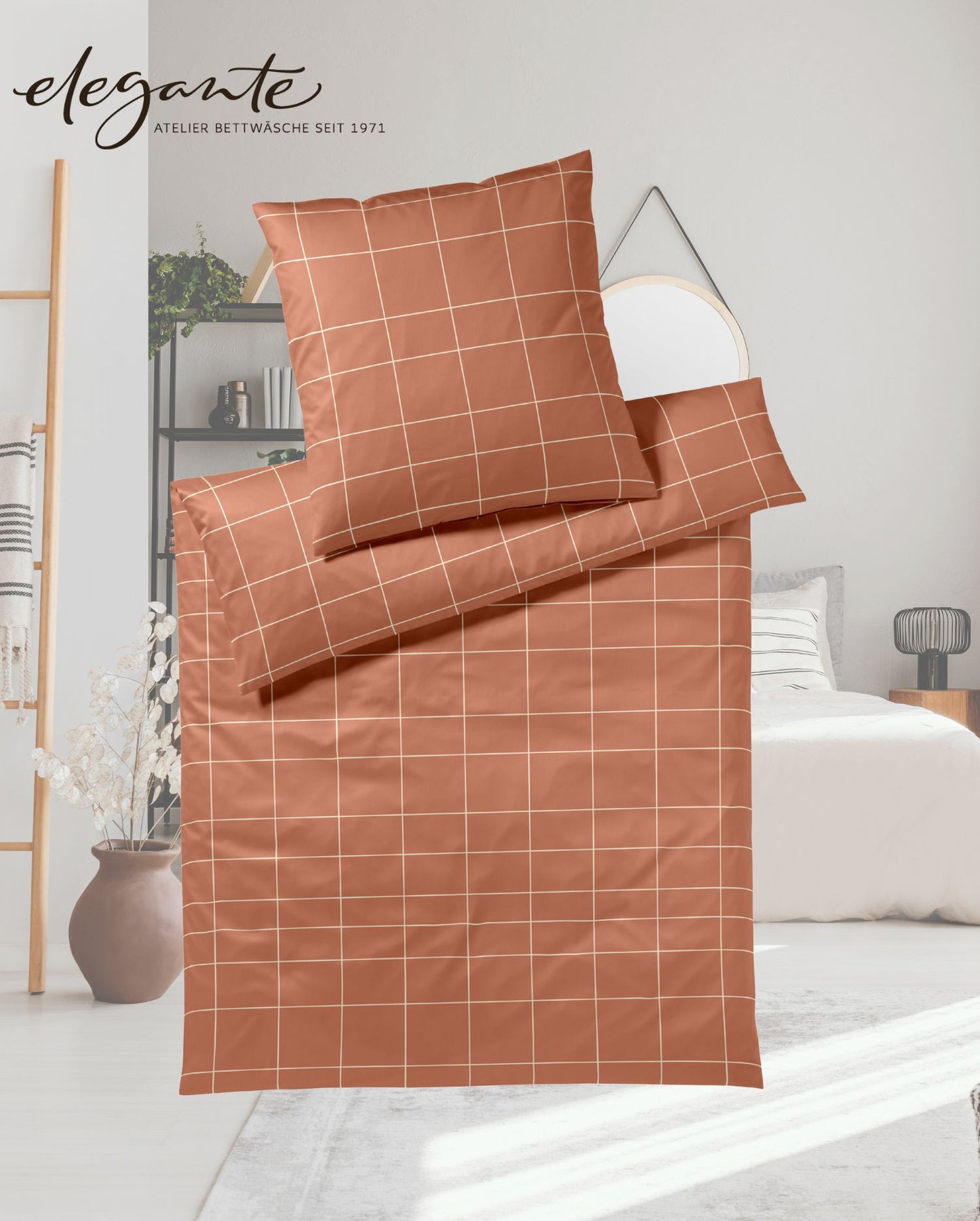 Mako-Satin Bettwäsche | elegante | Cross | Kupfer 24506 | 8