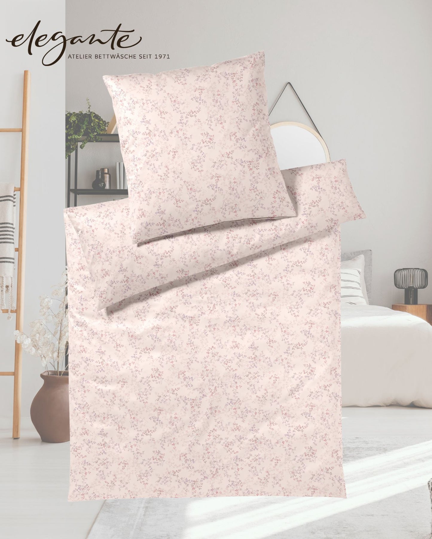 Mako satin bed linen Irisette Coloria