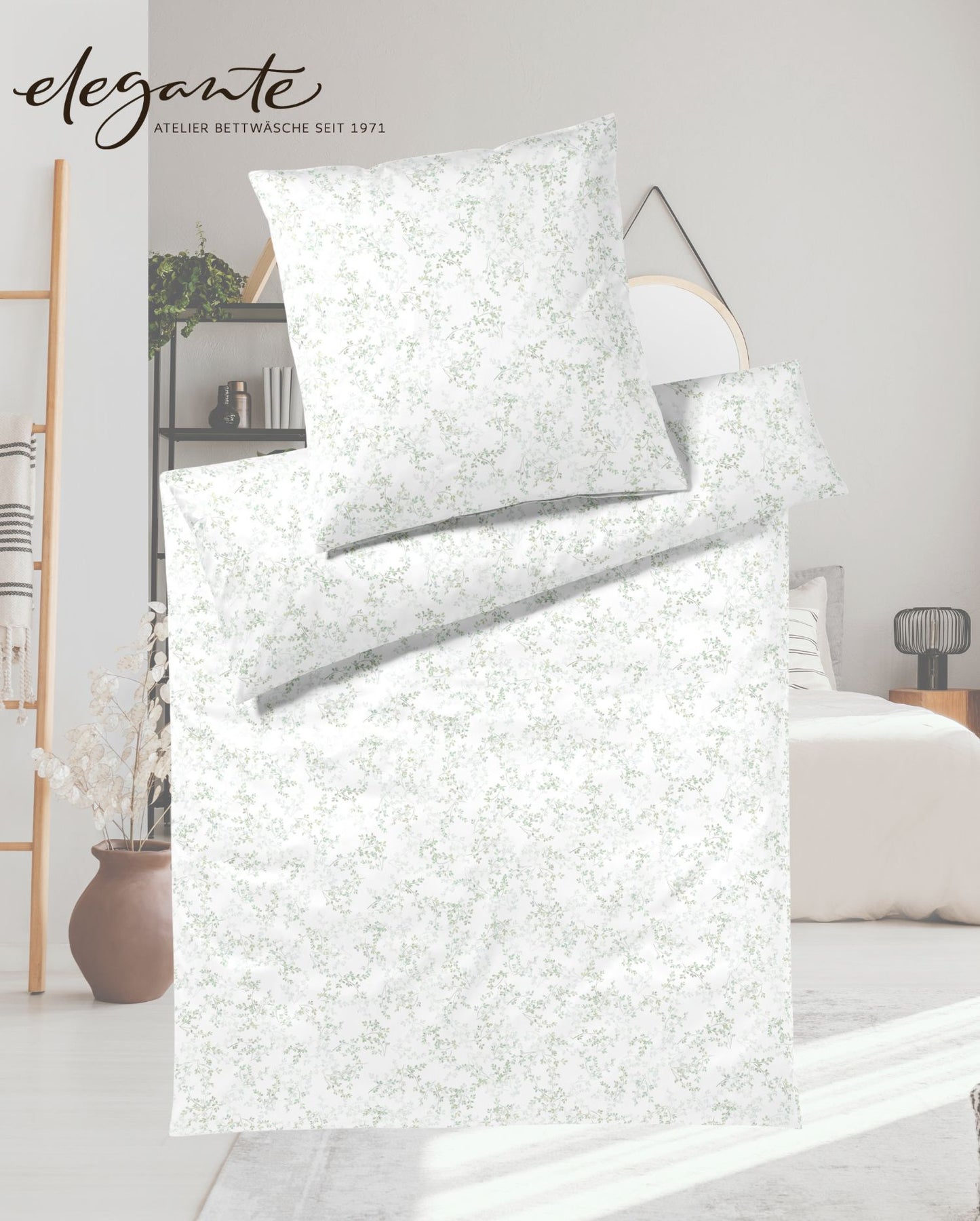 Interlock-Jersey Bettwäsche | elegante | Piano | Lindgrün 3598 |4