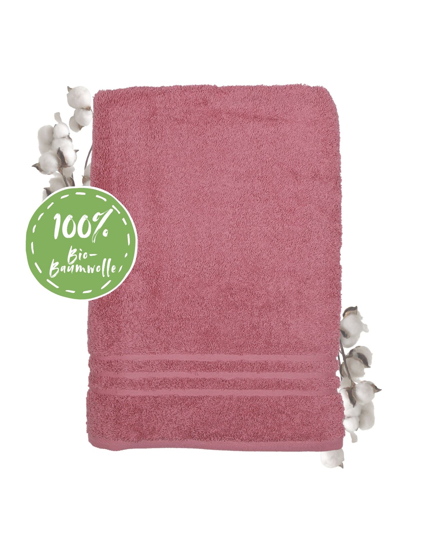 Handtuch | NATURAWALK | Milano Exclusiv | Antikrosa | Bio-Baumwolle