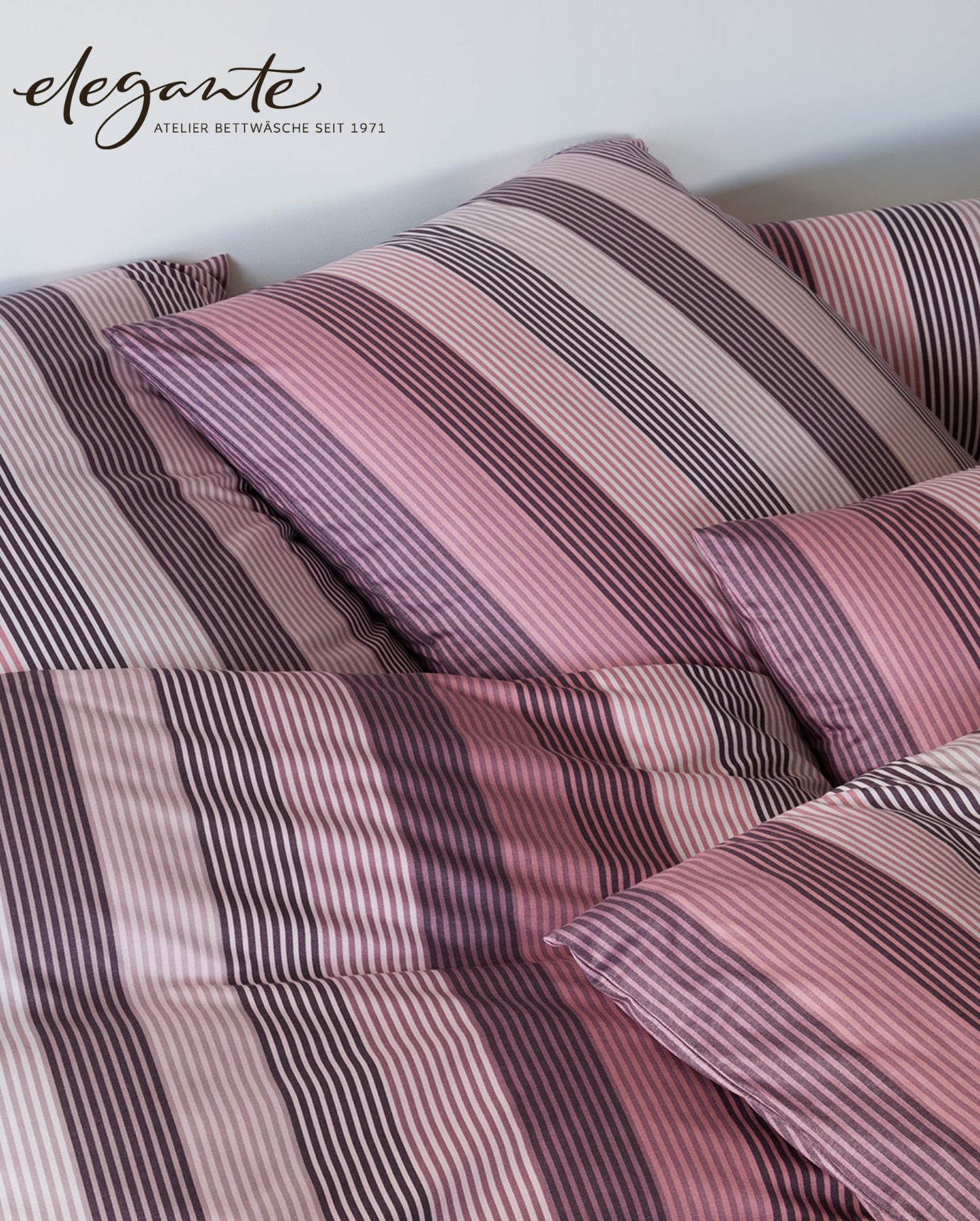 Interlock-Jersey Bettwäsche | elegante | Brilliant | Weinrot 3536|11