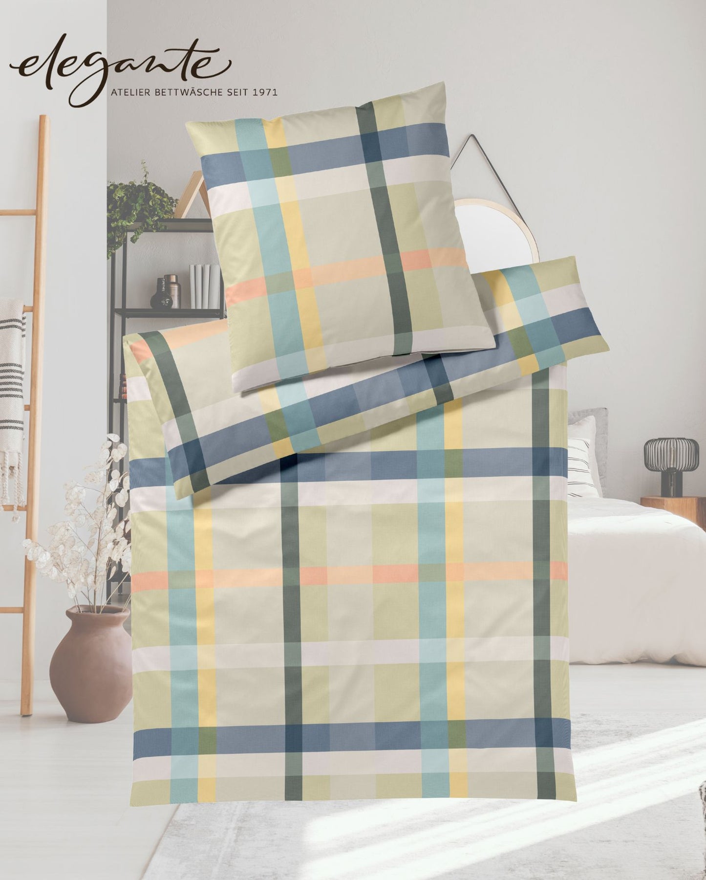Interlock-Jersey Bettwäsche | elegante | Carée | Pistazie 3597|4