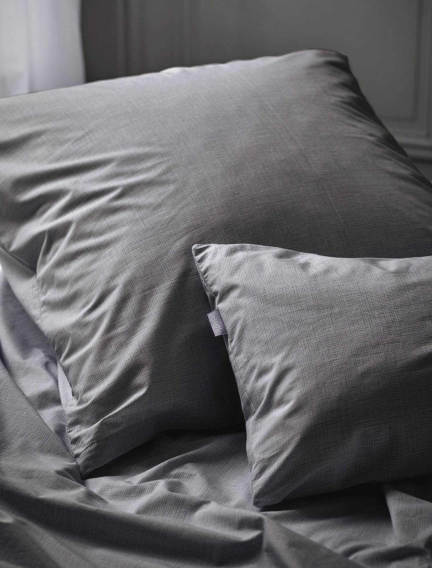TENCEL™ Lyocell Bettwäsche | Irisette | Lotus | Grau kleinkariert 8521