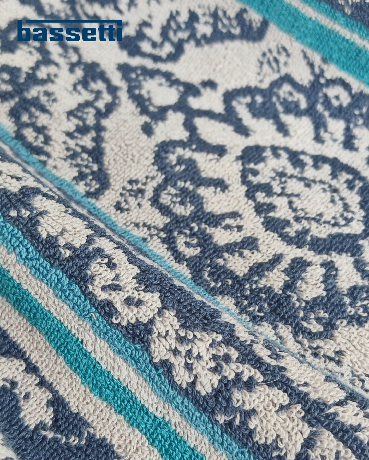 Handtuch | bassetti | Hanbury | C1 Blau | verschiedene Größen