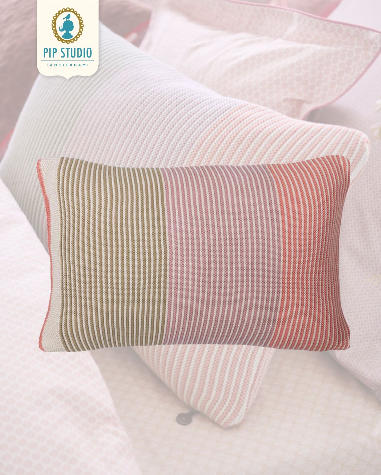 Dekokissen | PIP STUDIO | Blockstripe | Pastel | 40 x 60 cm