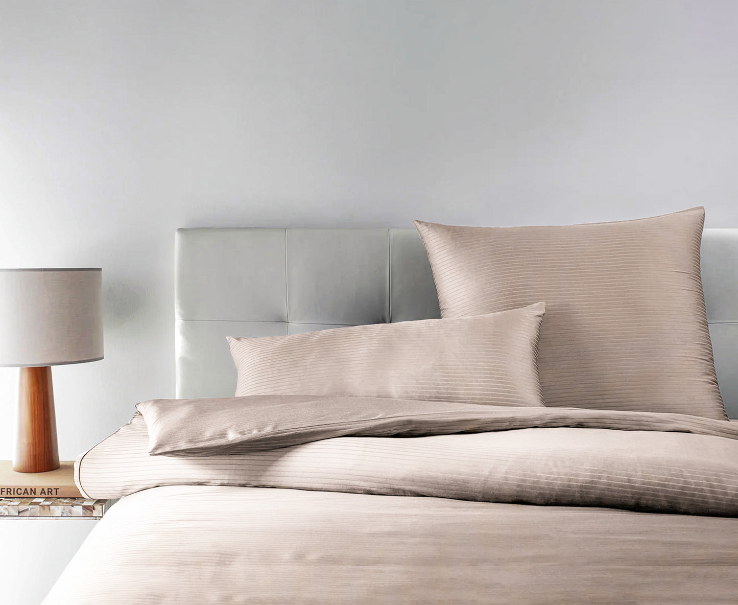 Mako satin bed linen Buddemeyer pastel colors