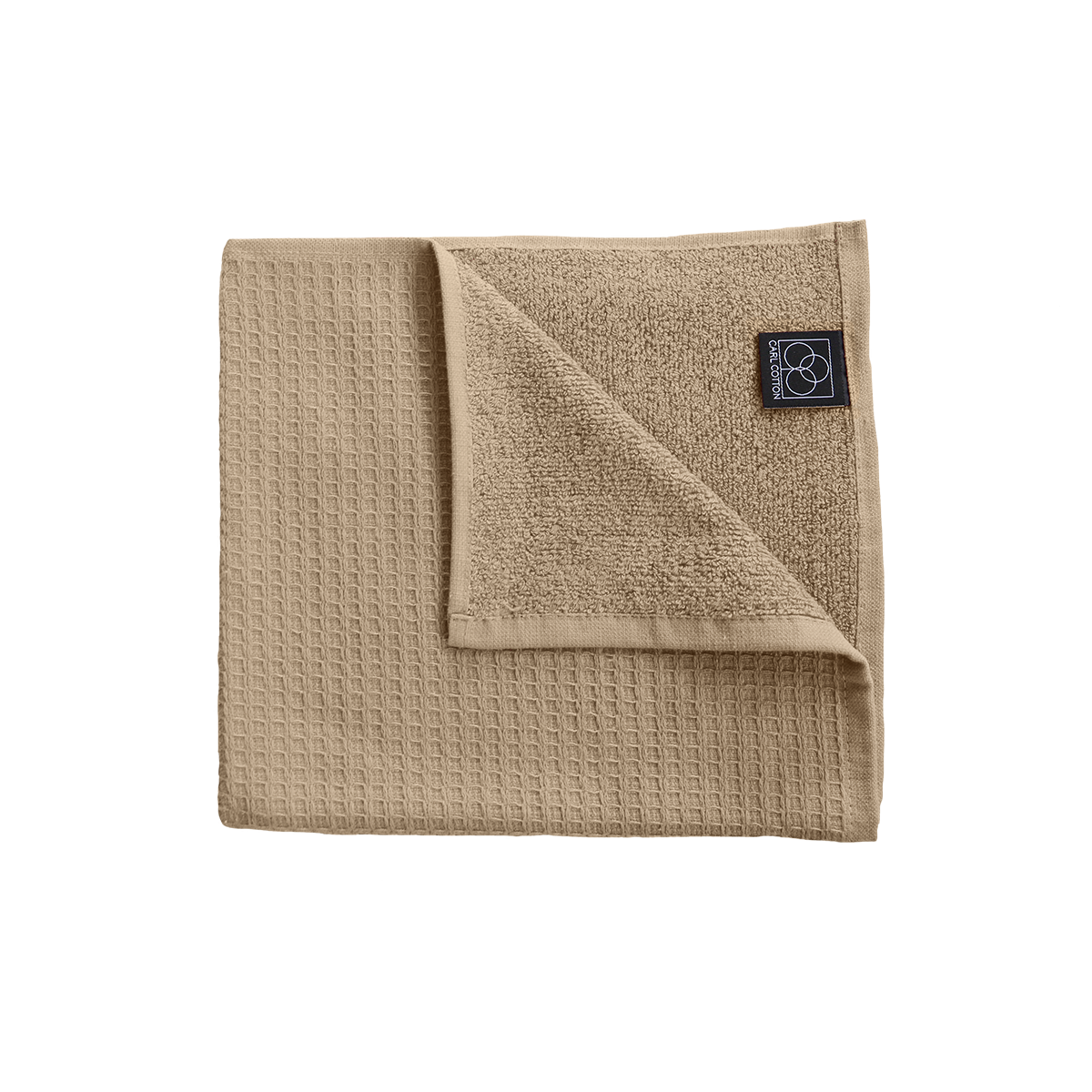 Handtuch | CARL COTTON | Waffelpiqué | Beige
