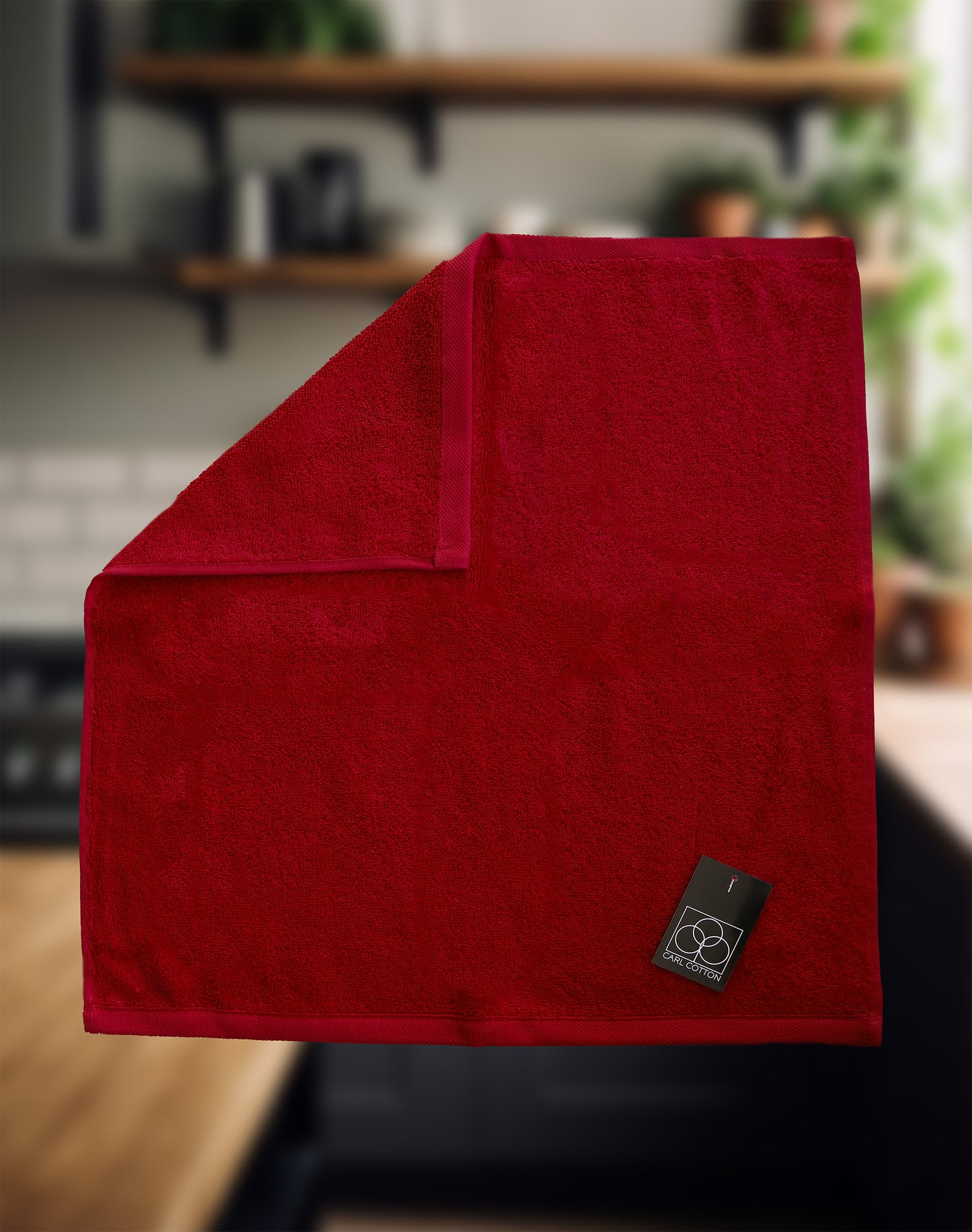 Kitchen terry towel CARL COTTON Cherry 50x50cm