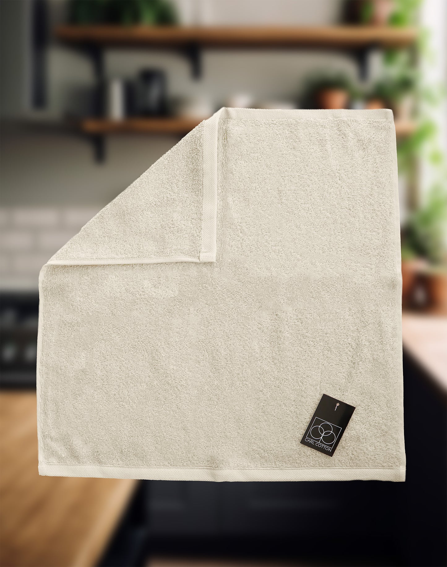 Kitchen terry towel CARL COTTON ice blue 50x50cm