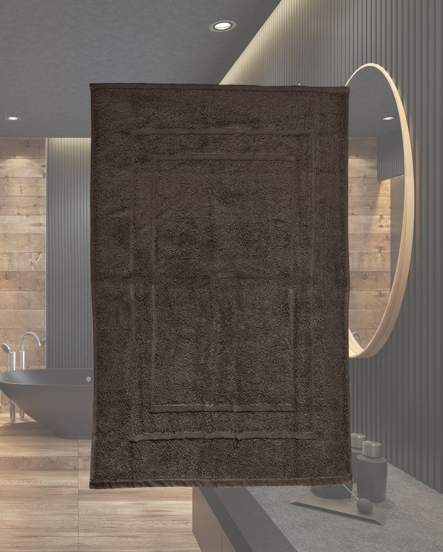 Badematte | CARL COTTON | Trend | Espresso | 50x70cm