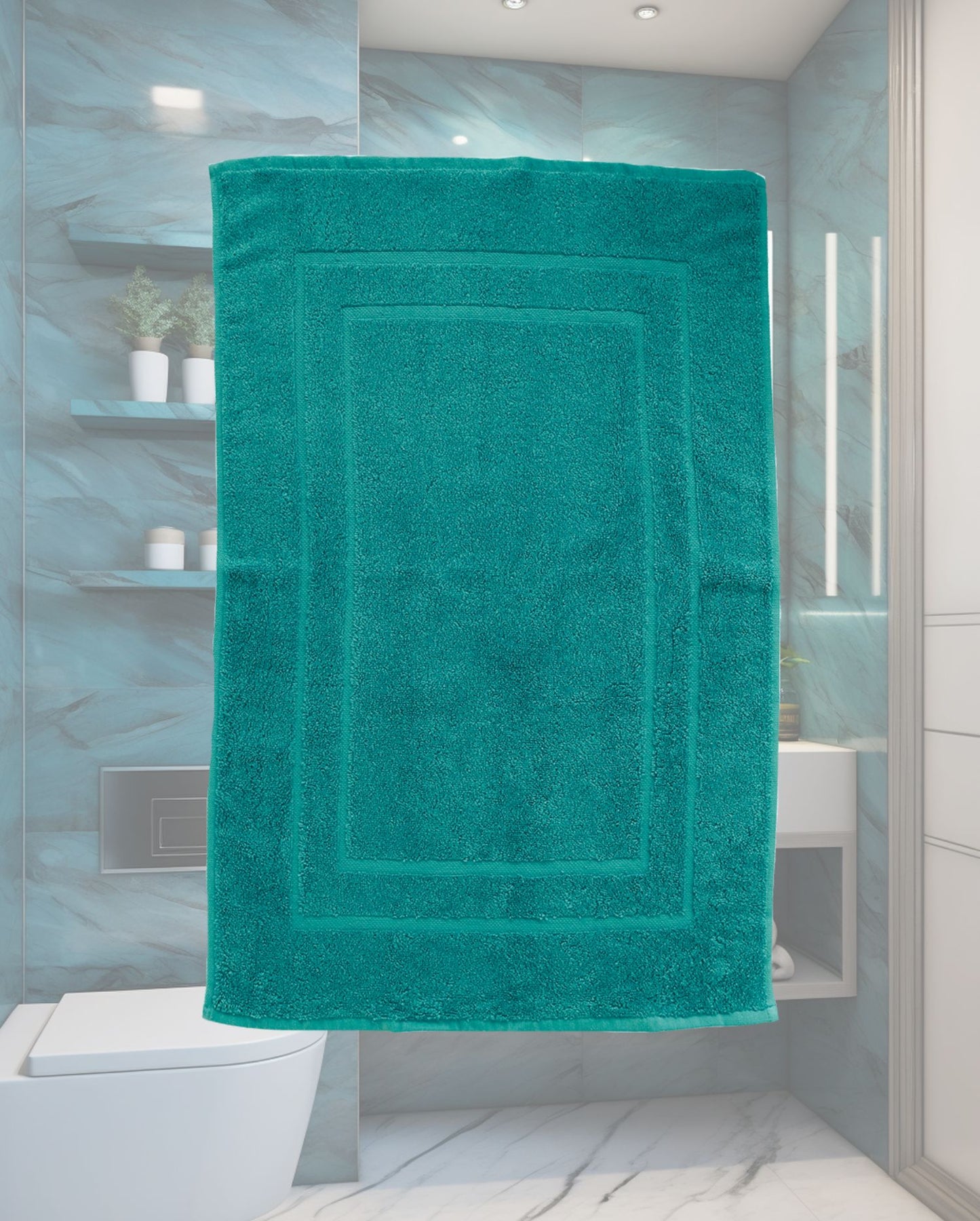Badematte | CARL COTTON | Trend Lagune | 50x70cm