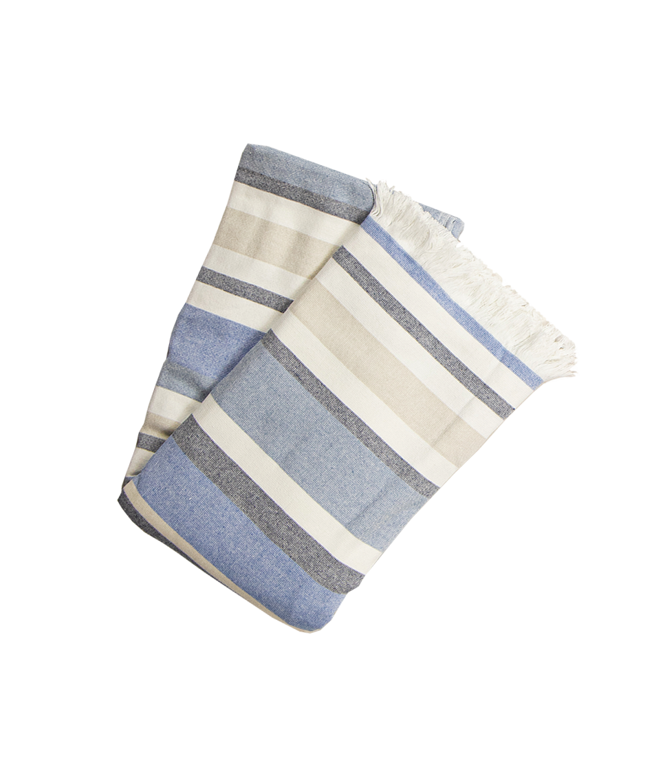 Beach towel Lavandou Blue, 90x170, 100% cotton