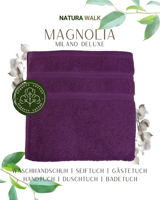 NATURAWALK Handtuch Bio-Baumwolle Milano Deluxe Magnolia