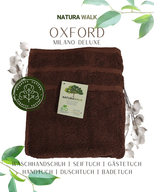 NATURAWALK Handtuch Bio-Baumwolle Milano Deluxe Oxford