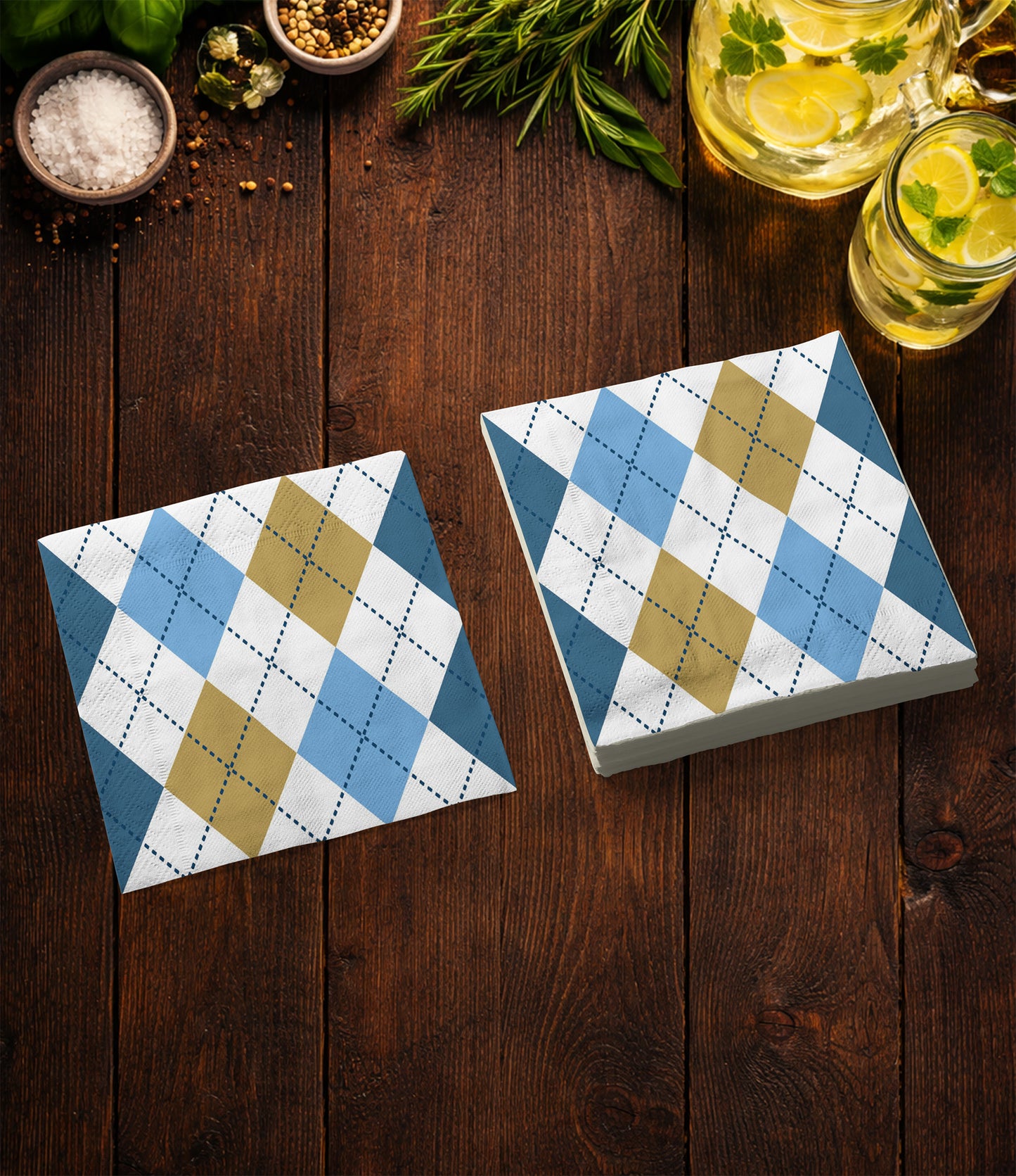 Papierservietten | ppd | Mulberry blue 27 | 33x33cm | 20 Stk.