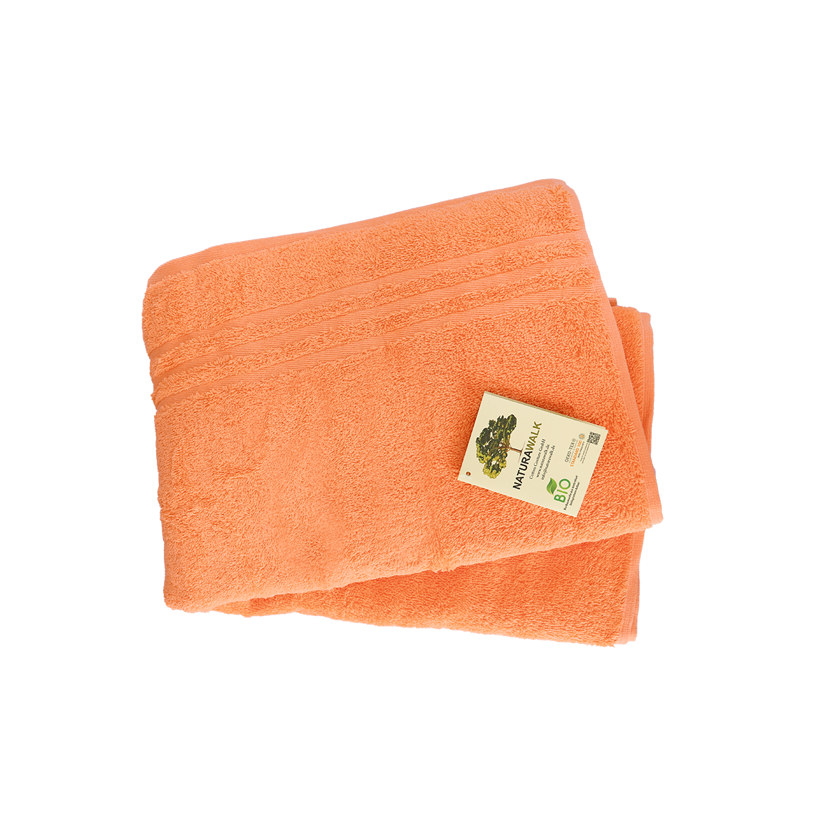 Handtuch | NATURAWALK | Milano Exclusiv Orange | Bio-Baumwolle