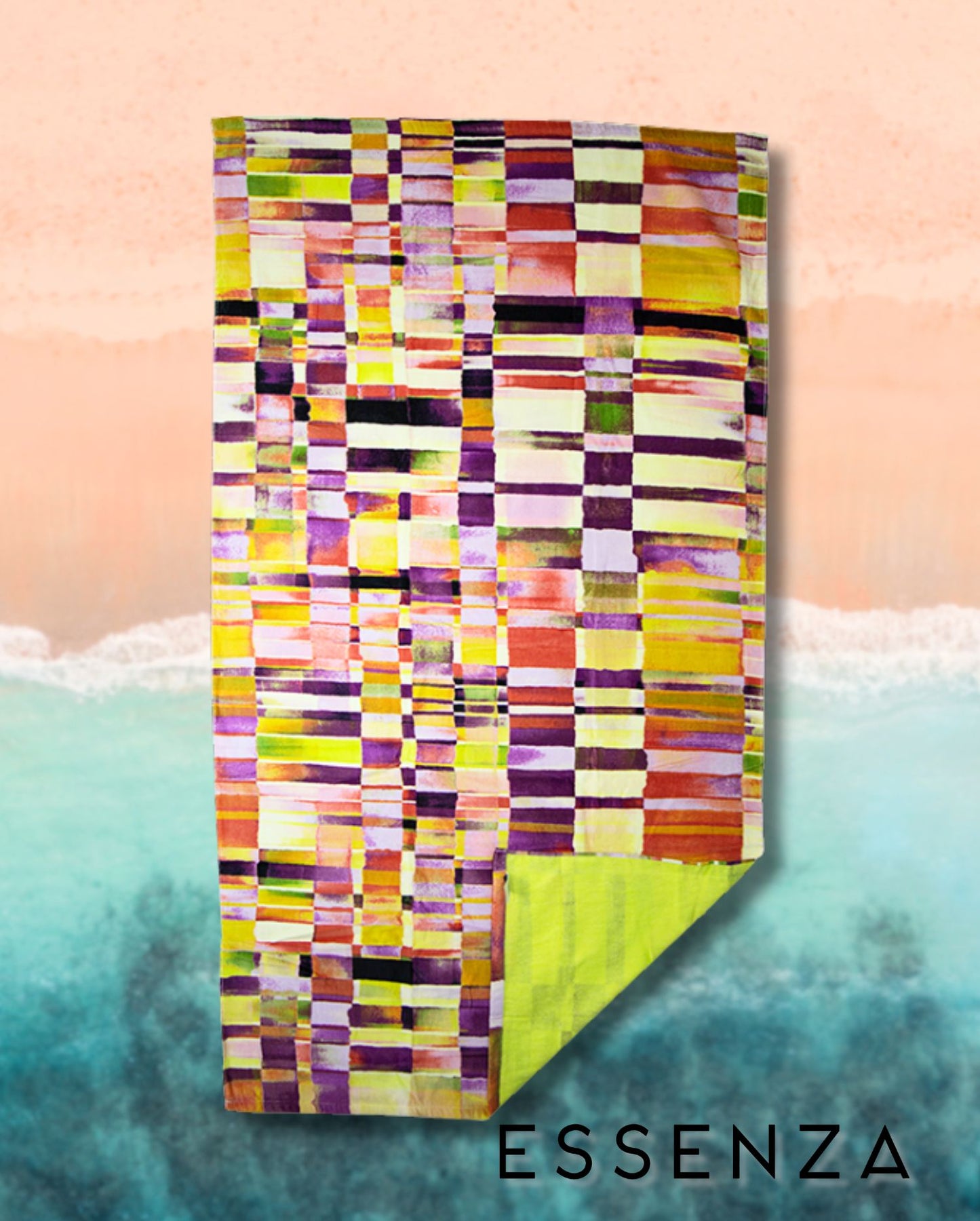 Strandtuch | ESSENZA | Dali Lila | 100x180cm