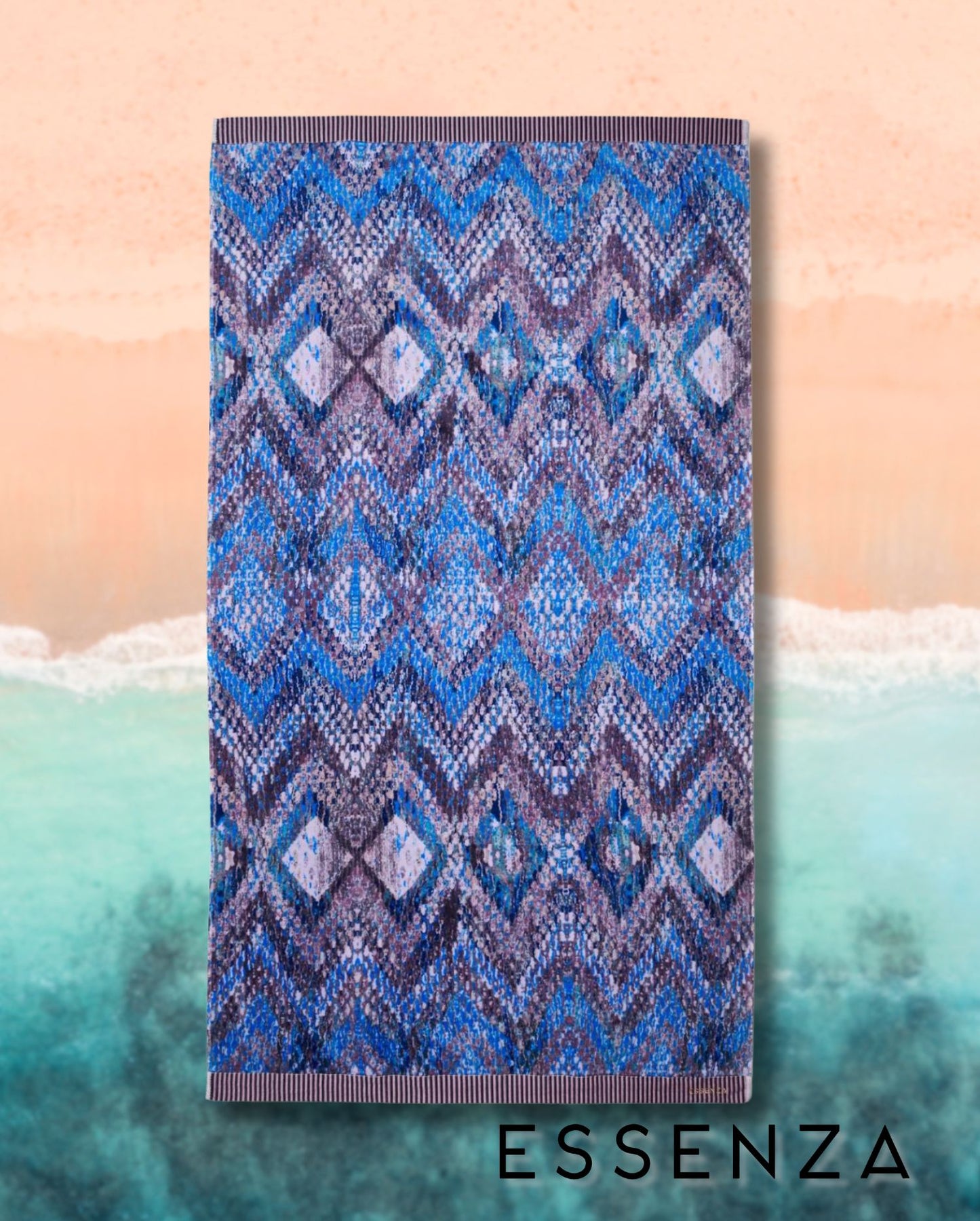 Strandtuch | ESSENZA | Boho Blue | 100x180cm