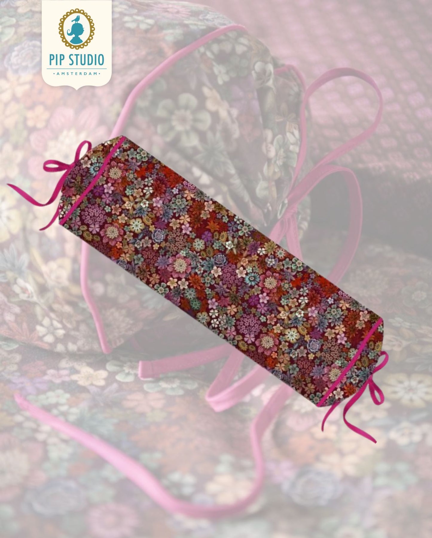 Nackenrolle | PIP STUDIO | Tutti i Firoi | Dark Red | 22x70cm