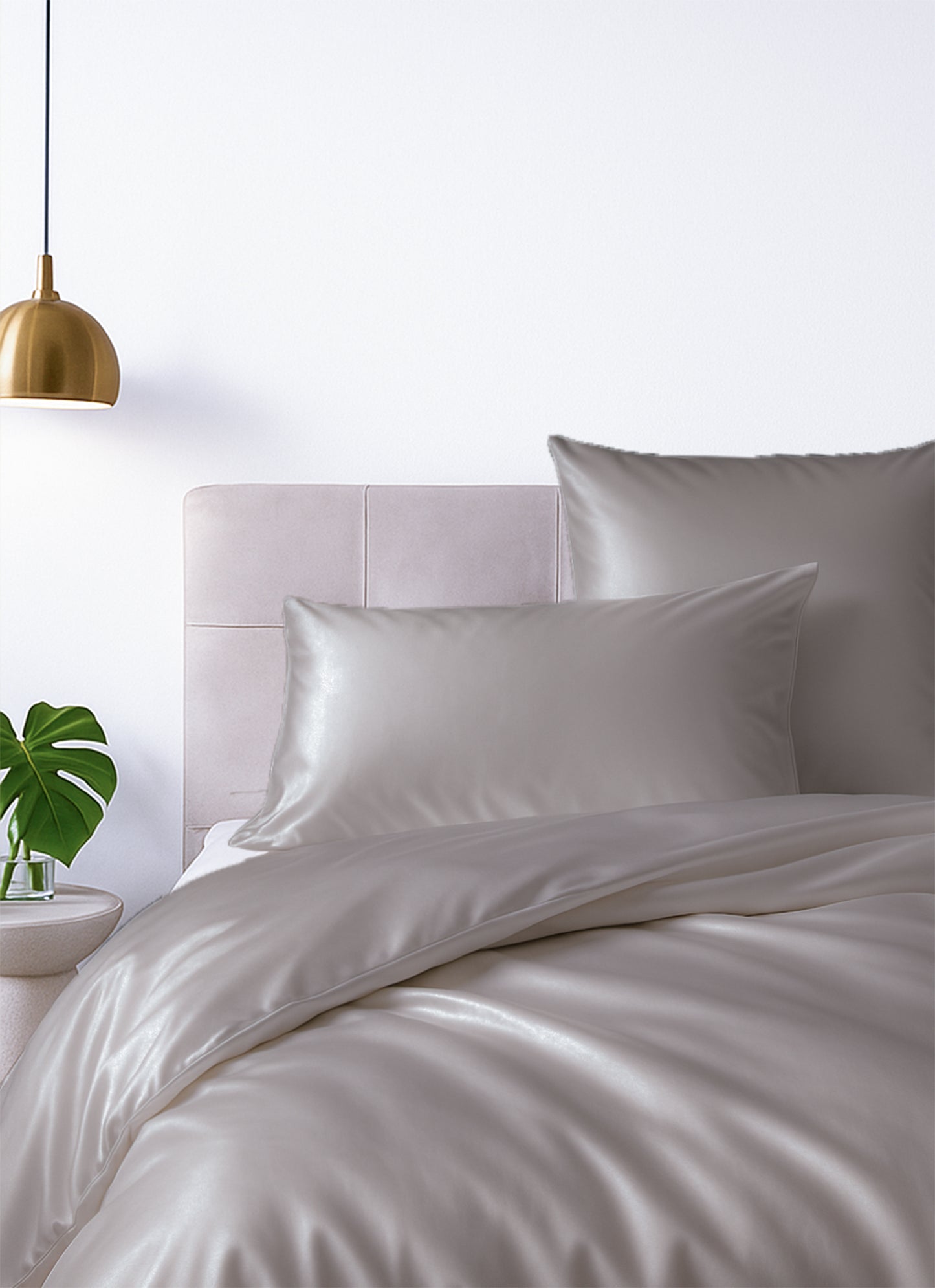 Mako satin bed linen Buddemeyer pastel colors
