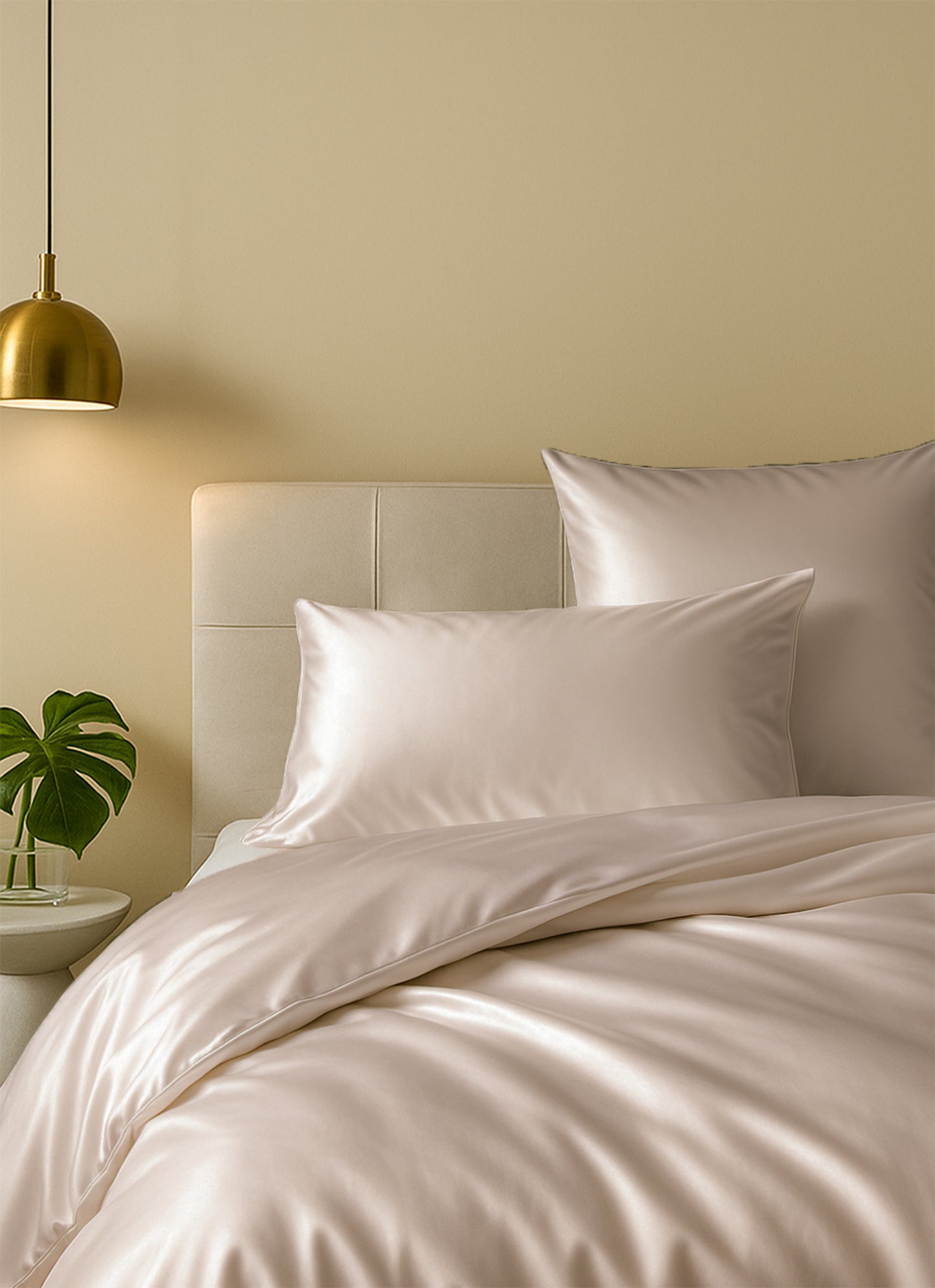 Mako satin bed linen Buddemeyer pastel colors