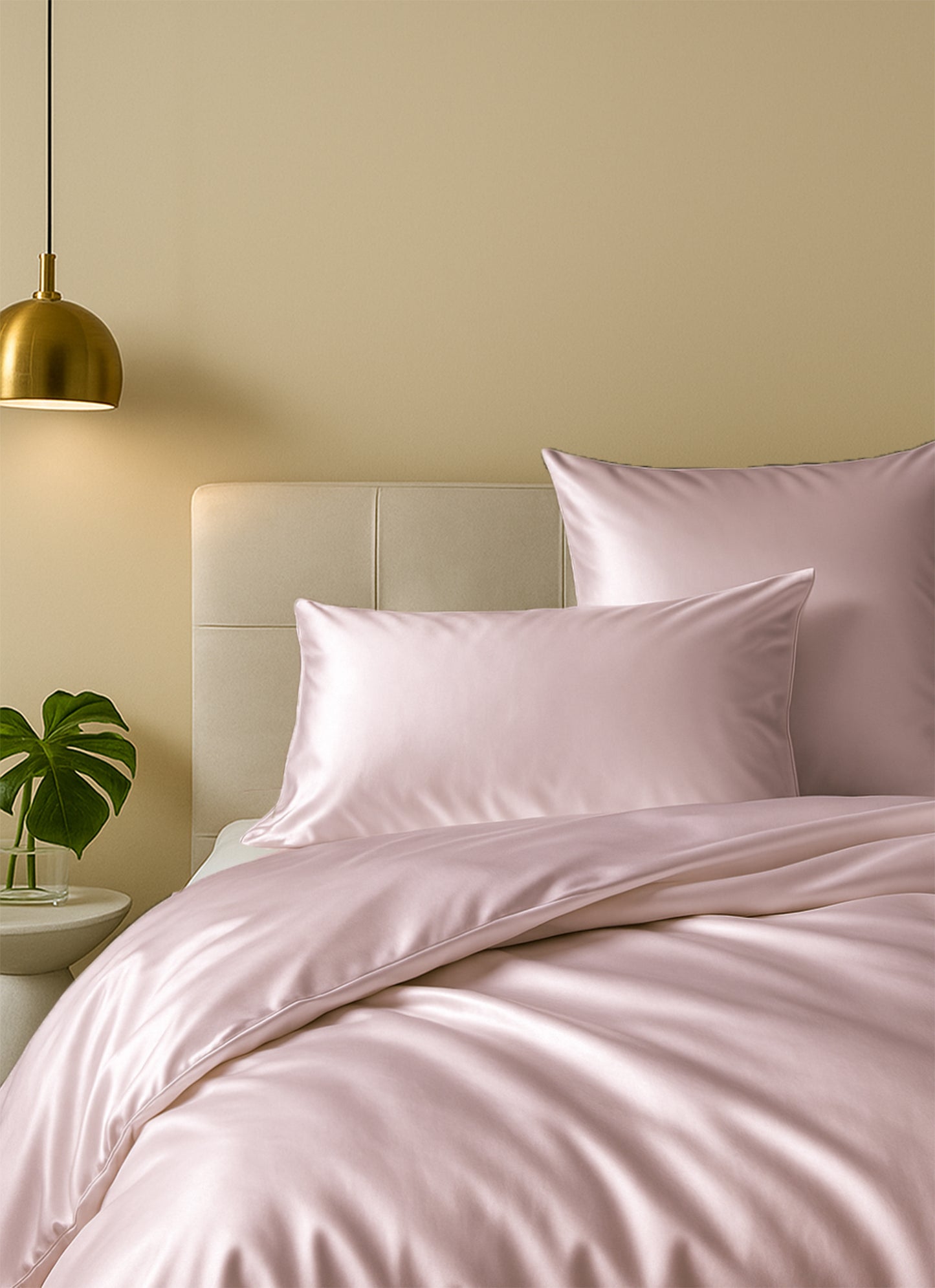 Mako satin bed linen Buddemeyer pastel colors