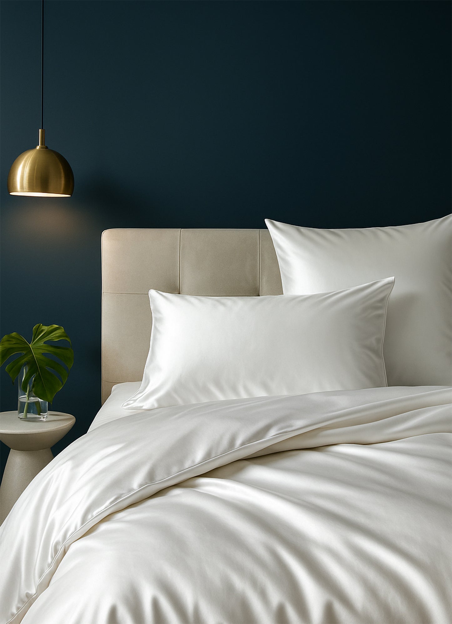 Mako satin bed linen Buddemeyer pastel colors