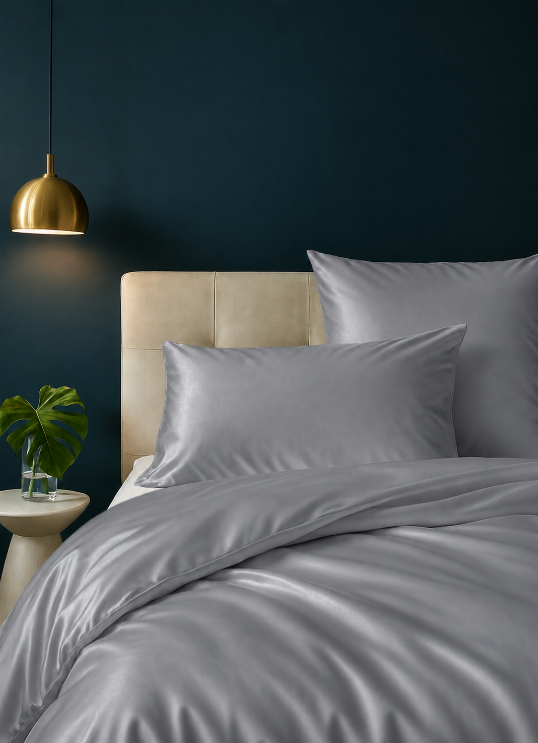 Mako satin bed linen Buddemeyer pastel colors
