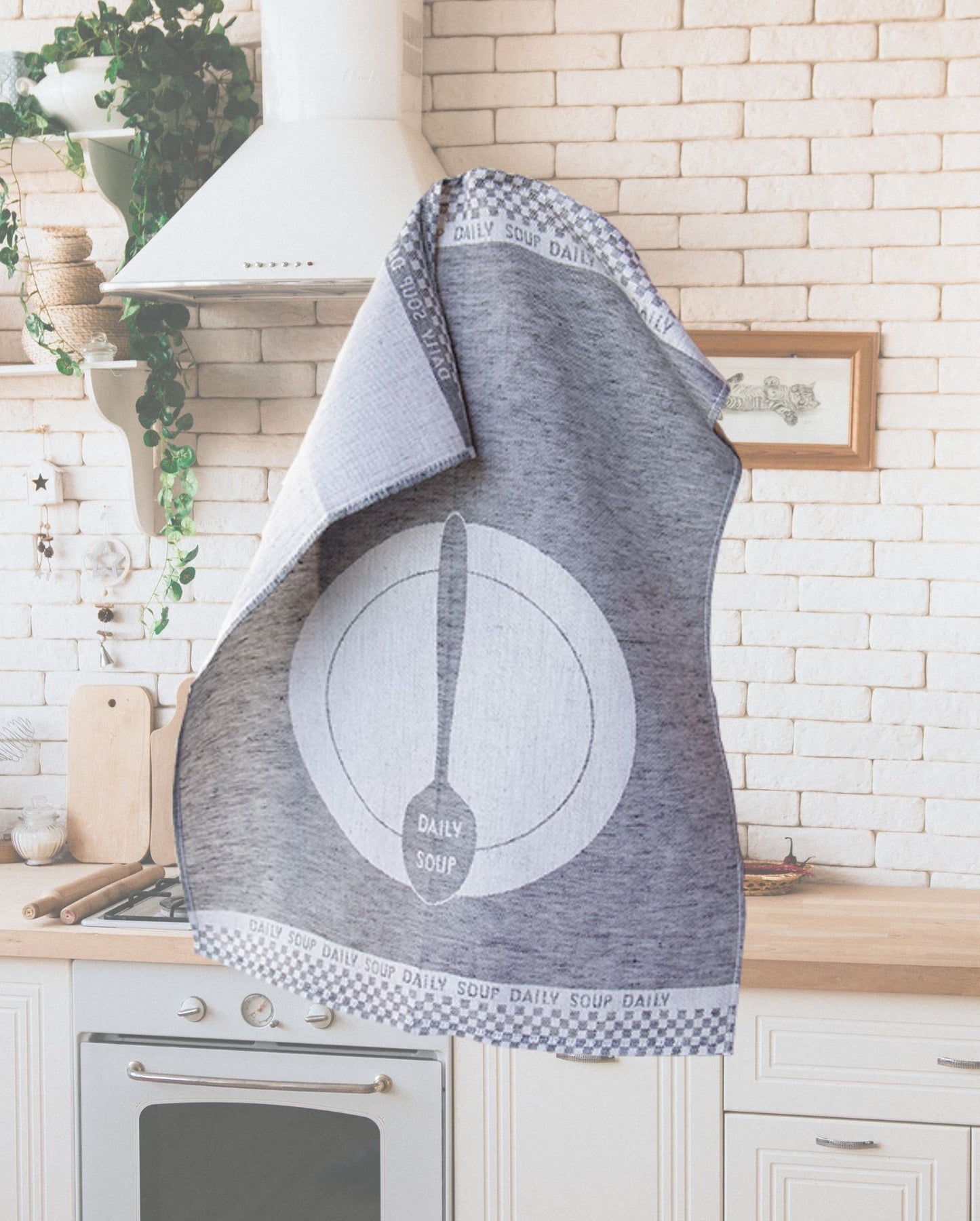 Geschirrtuch | 50x70cm | Daily Soup | 50% Leinen - 50% Baumwolle