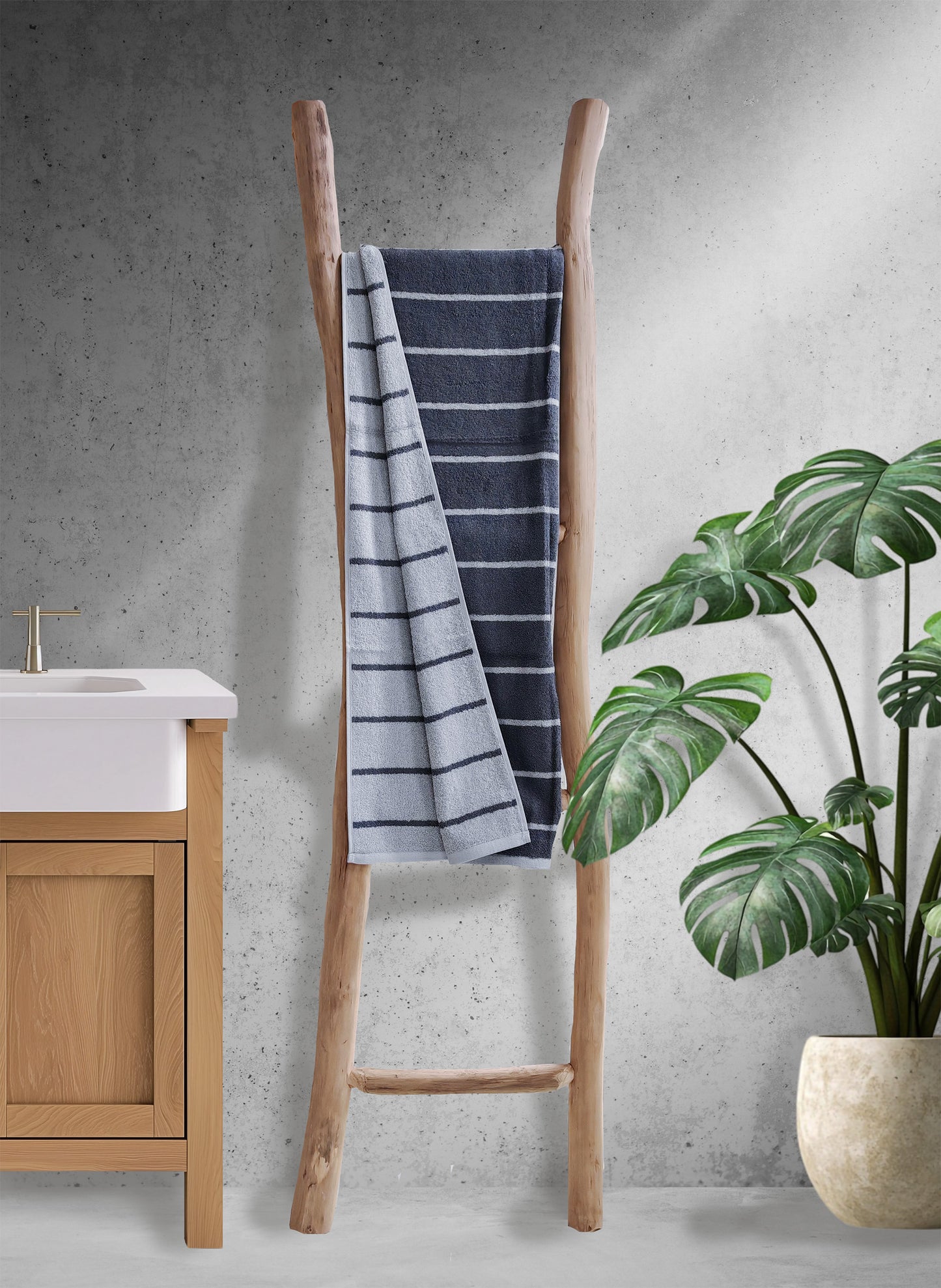 Handtuch | Egeria | Line | Stone-Grau