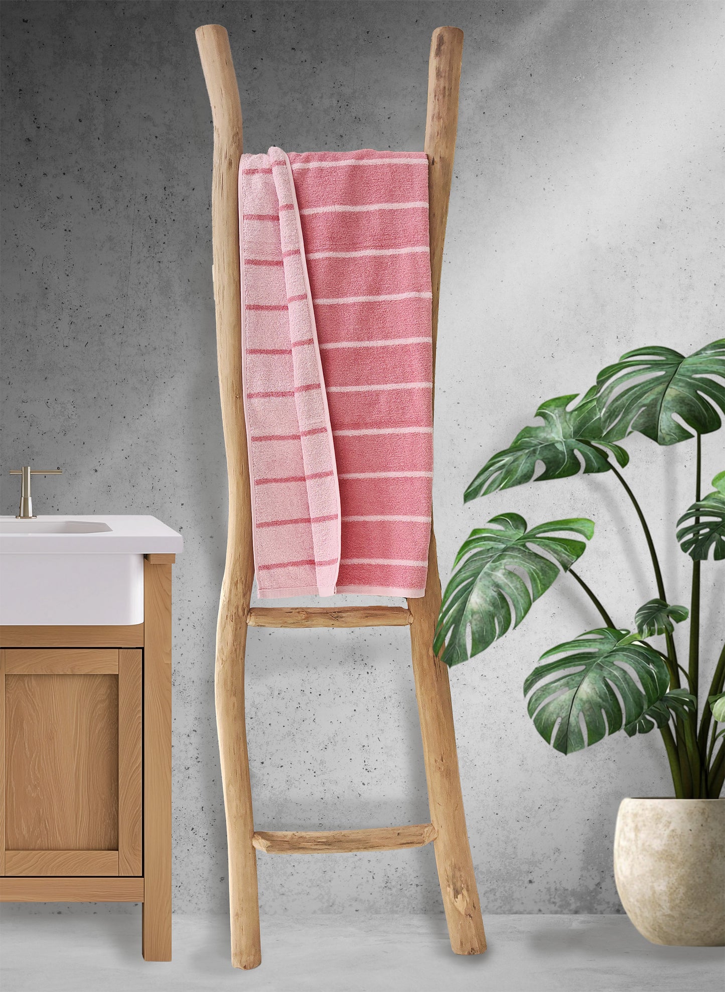 Handtuch | Egeria | Line | Rosa 206