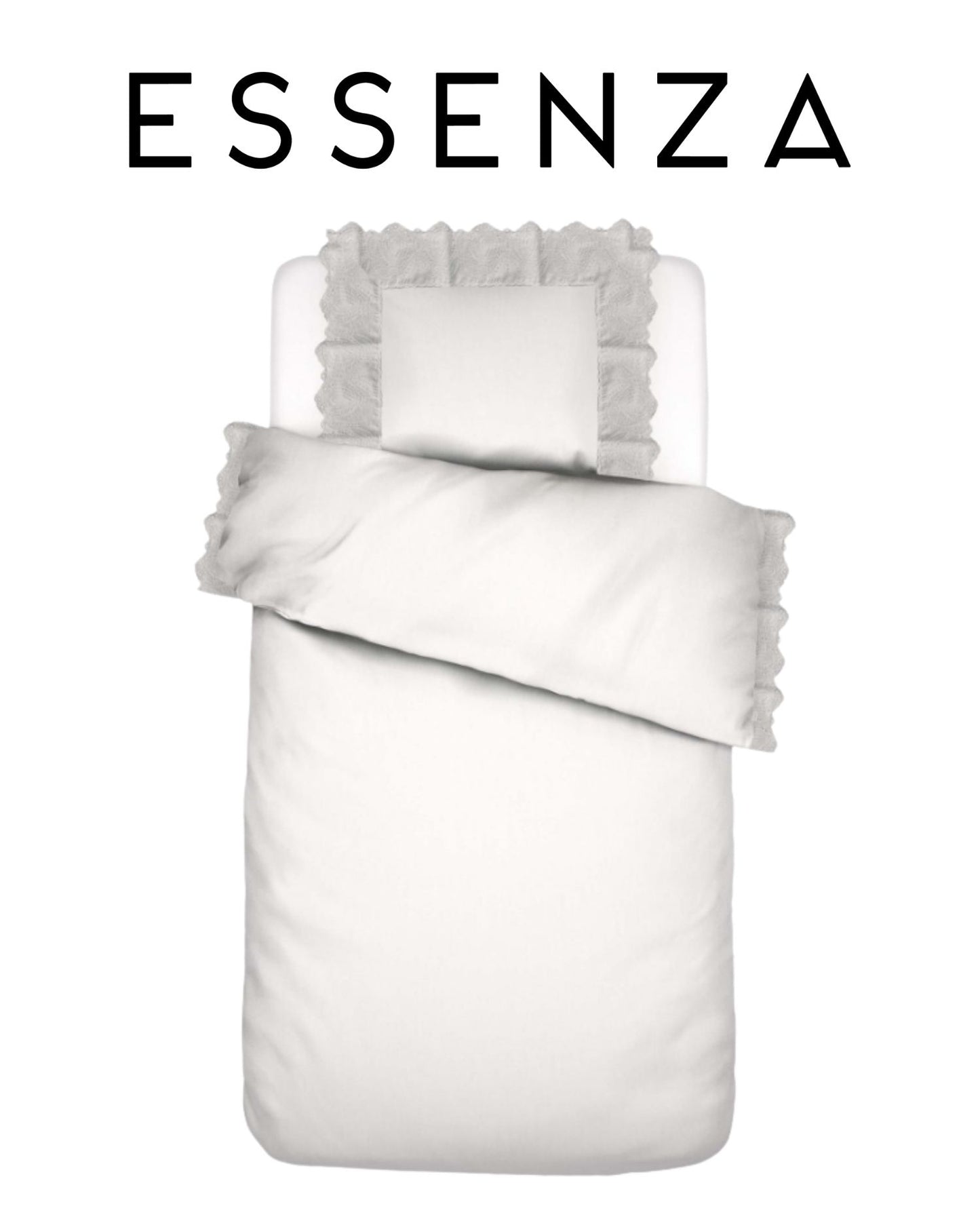 Baumwoll Bettwäsche | ESSENZA | Maen | Weiß