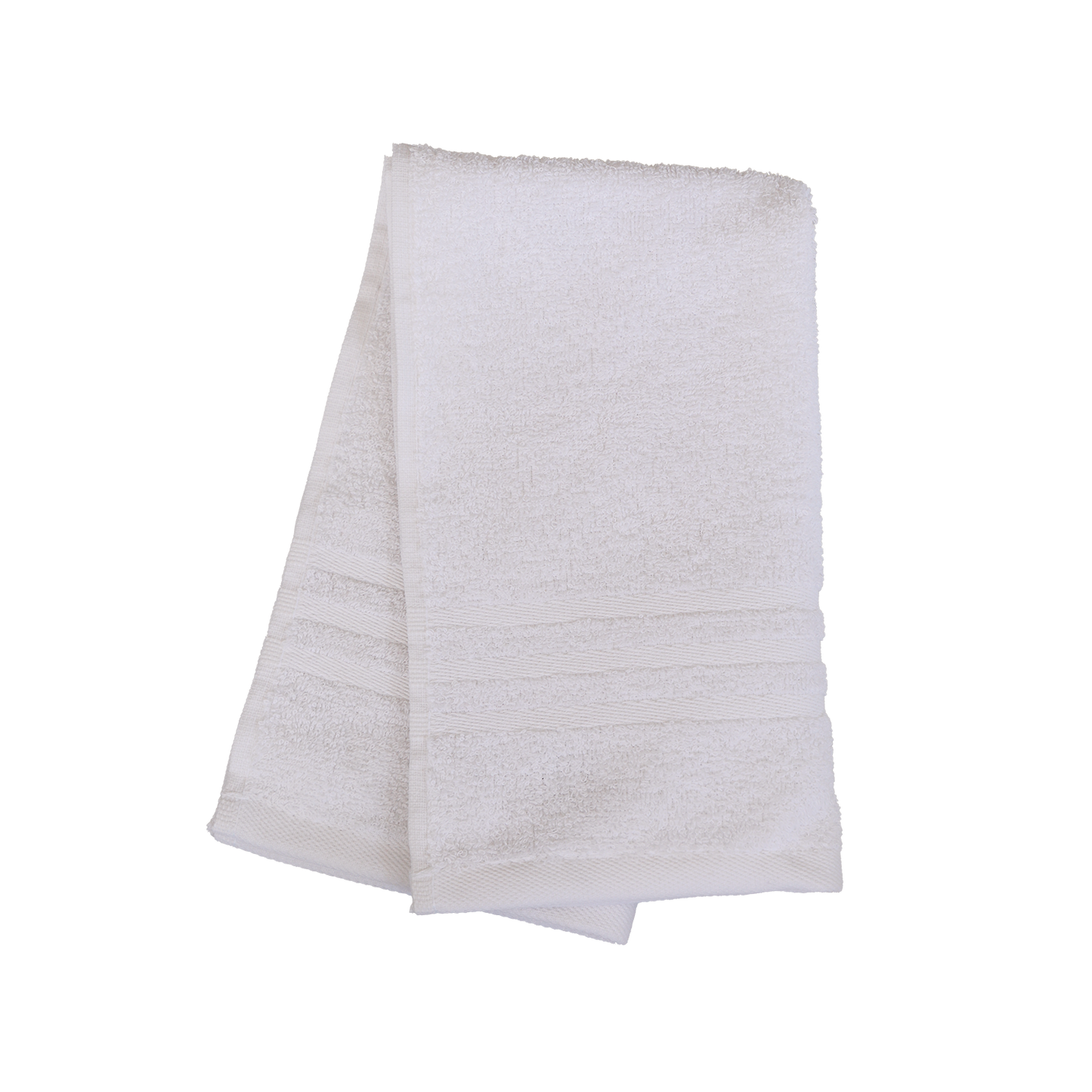 Ein Gaestetuch von NATURAWALK aus 100 Prozent Bio-Baumwolle in der Groesse 30x50cm. Farbe Weiss. Modell Milano Exclusiv Weiss.