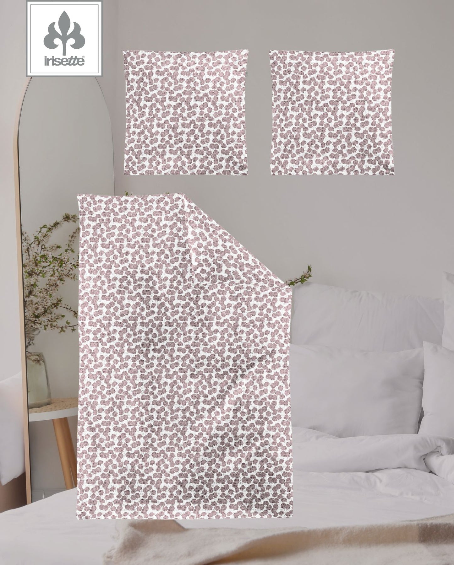 Soft Seersucker Bettwäsche | Irisette | Coralyn | Easy 8587-60 | Rosa