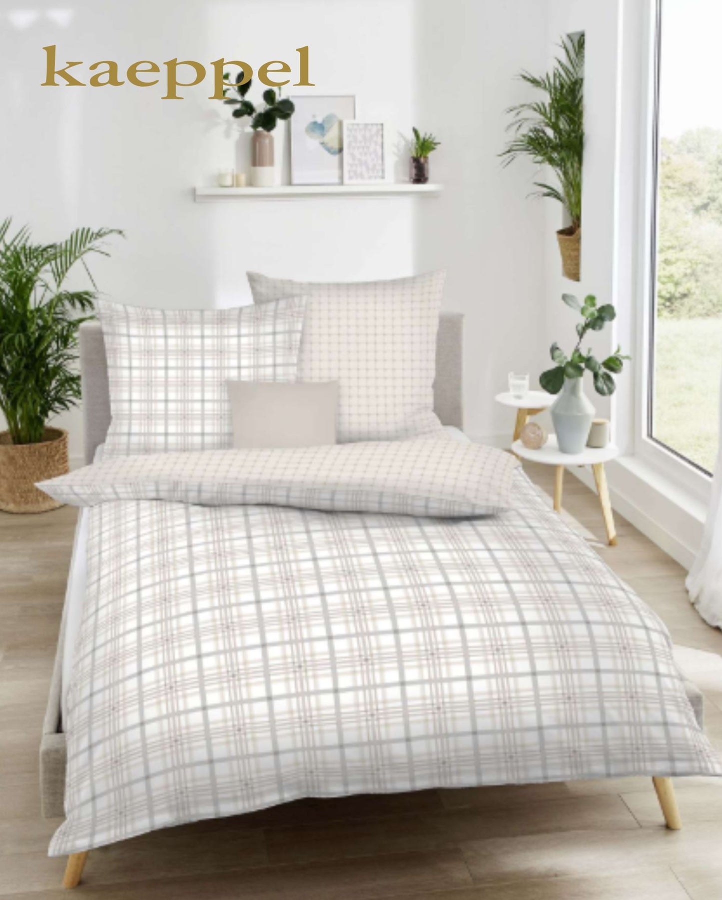 Fine flannel bed linen Dormisette Eternal Spring