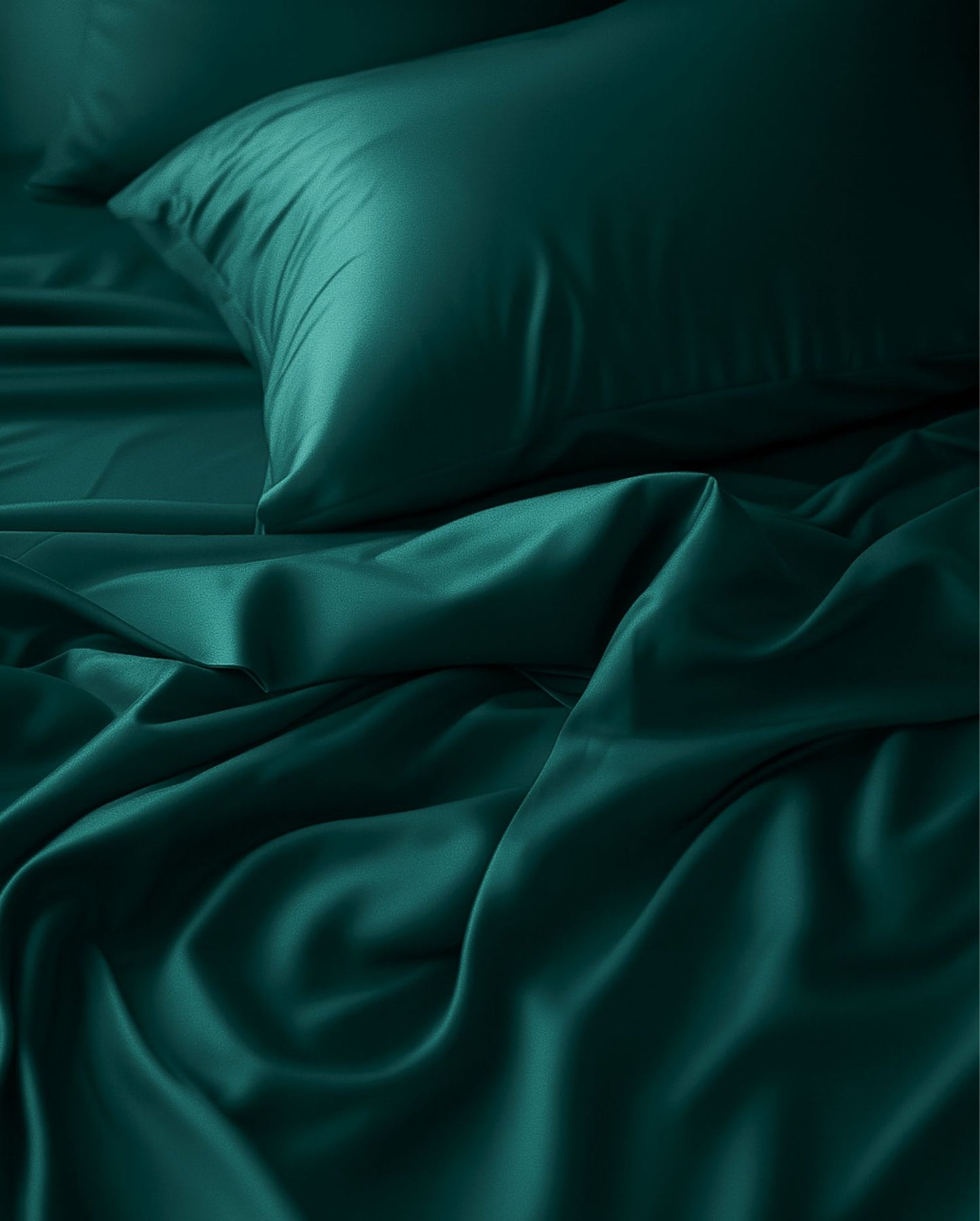 Satin Bettwäsche | kneer | mercerisierte Baumwolle | Salbei