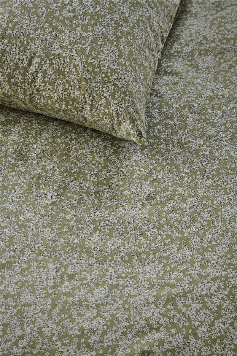 Detaildarstellung des Musters auf der beddinghouse Bettwaesche Modell Tiny Florals.