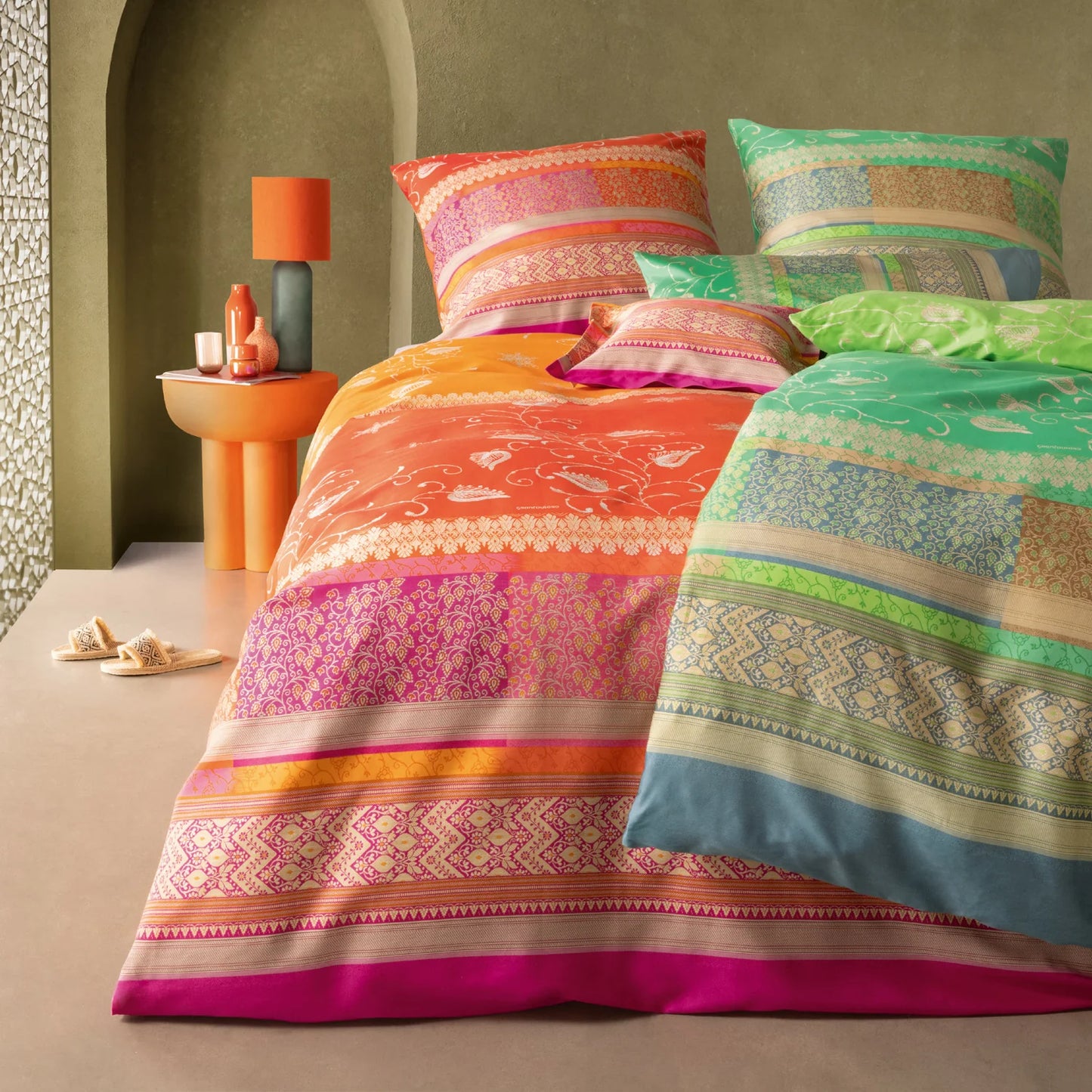 Mako satin bed linen bassetti Appiani RB