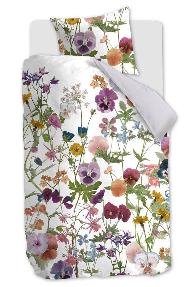Mako satin bed linen beddinghouse furore blue