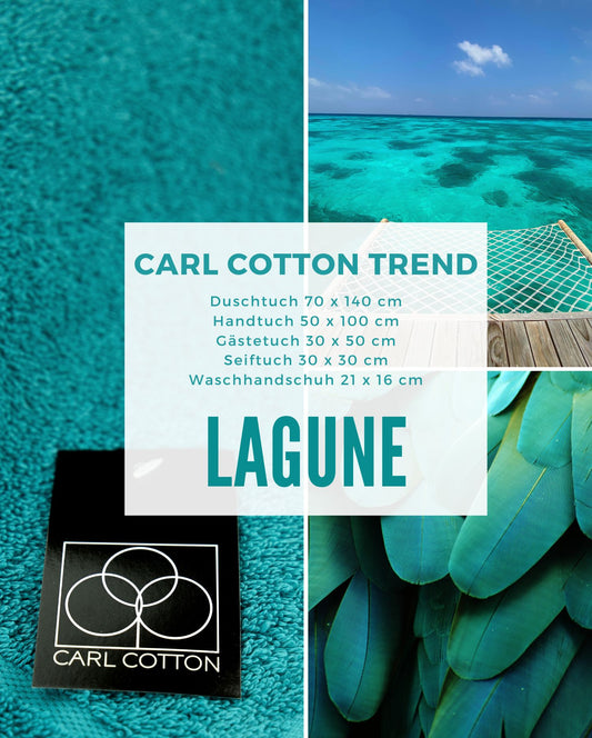 Handtuch CARL COTTON "Trend" Lagune