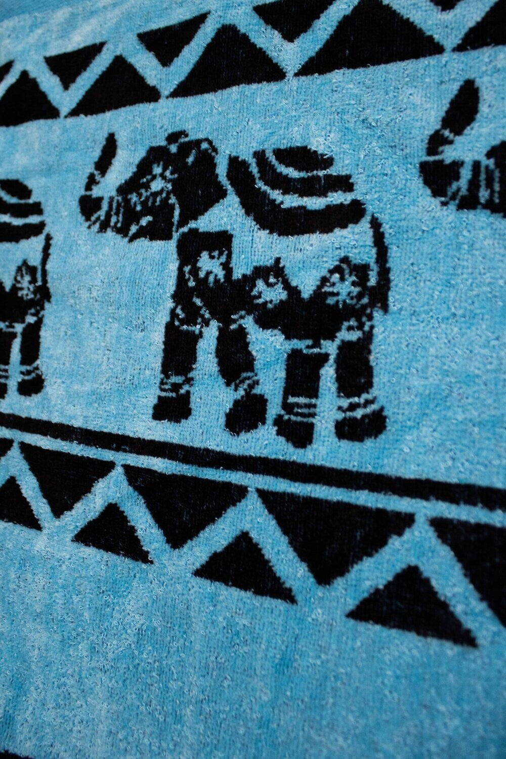 Beach towel elephant, 90x165, 100% cotton