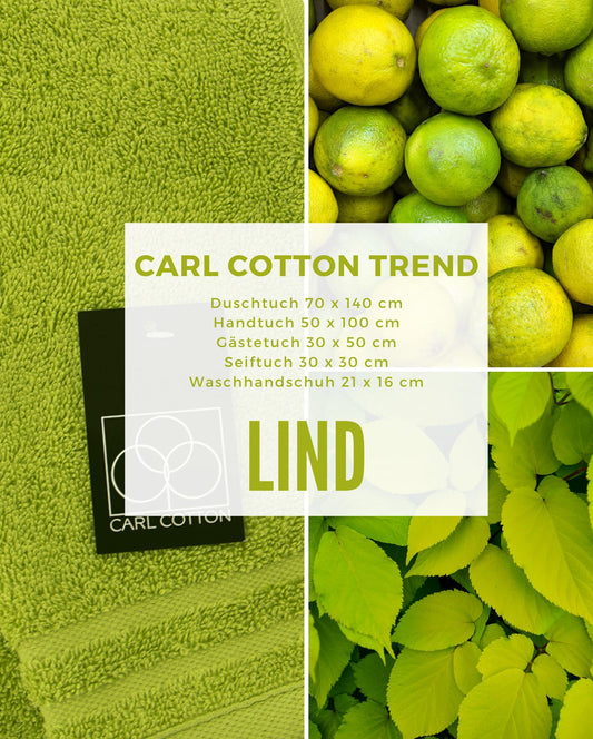 Handtuch CARL COTTON "Trend" Lindgrün