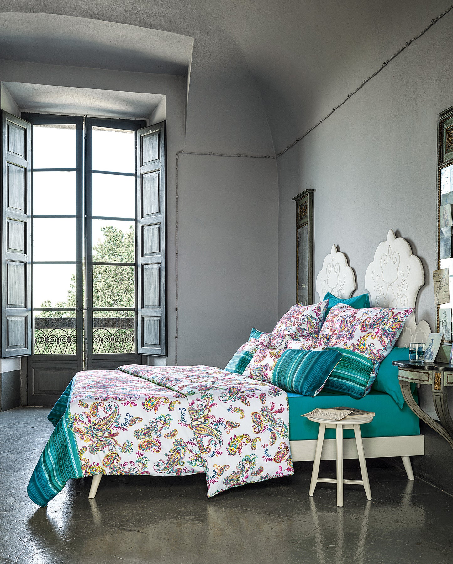 Mako satin bed linen bassetti Tosca T1
